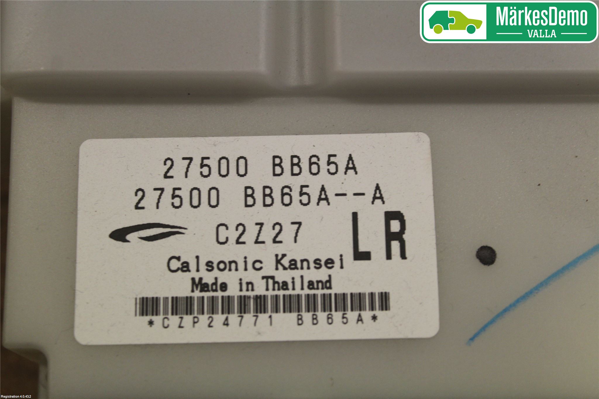 Nissan QASHQAI 10-14 Varmeapparat Panel(Regulering)