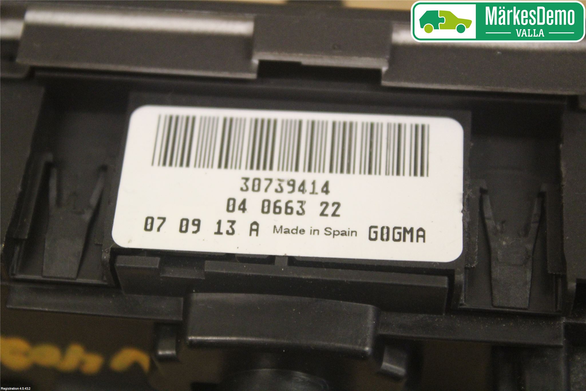 Volvo V70 08-13 Bryter Hovedlys