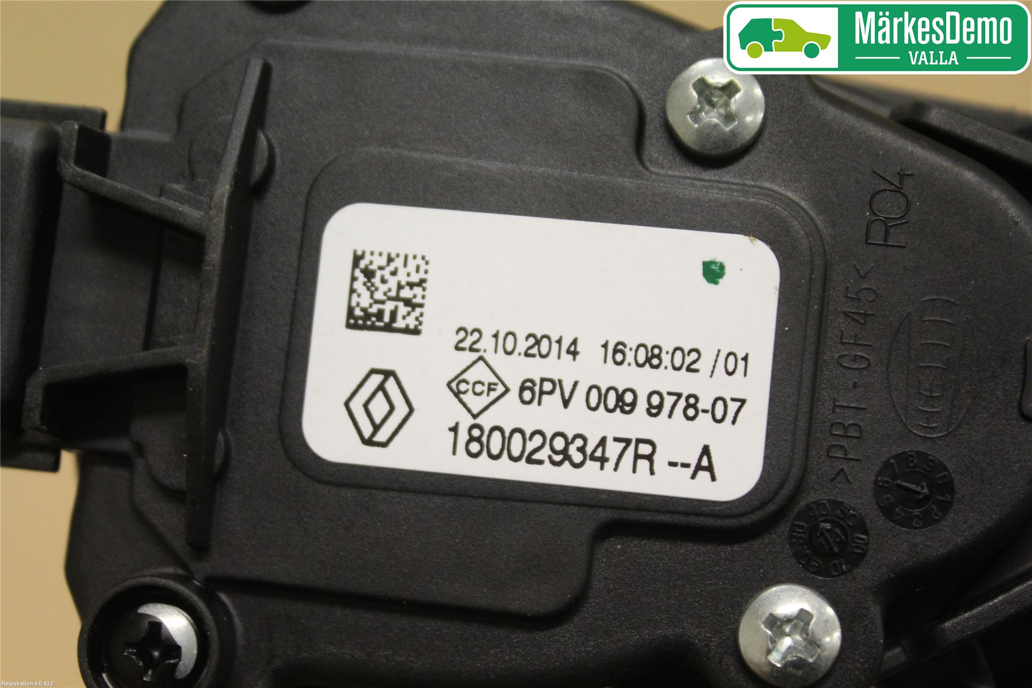 Renault CLIO IV 12-16 Gasspedal