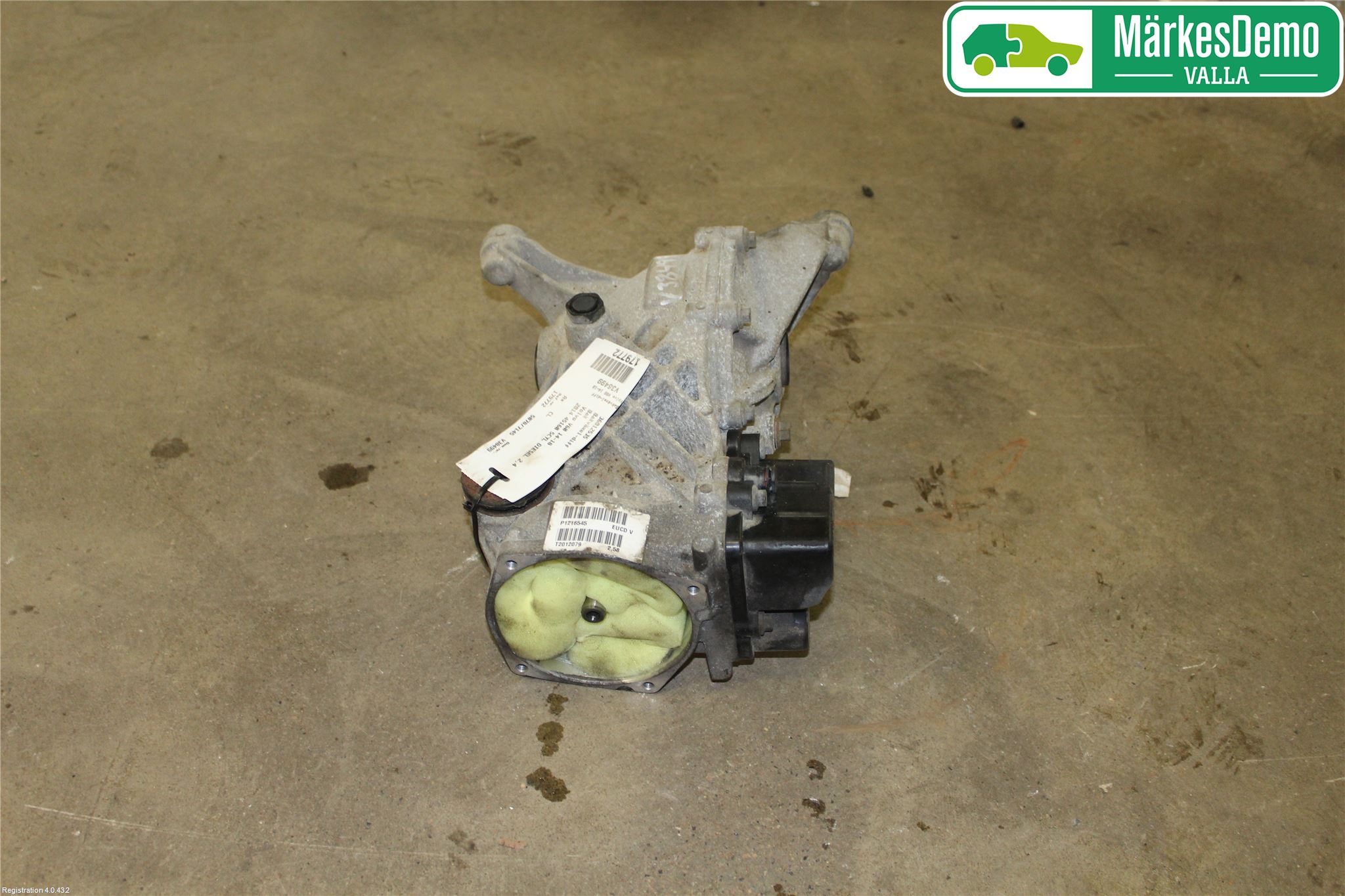 Volvo V60 14-18 Bakaksel Kardang Bak -Diff