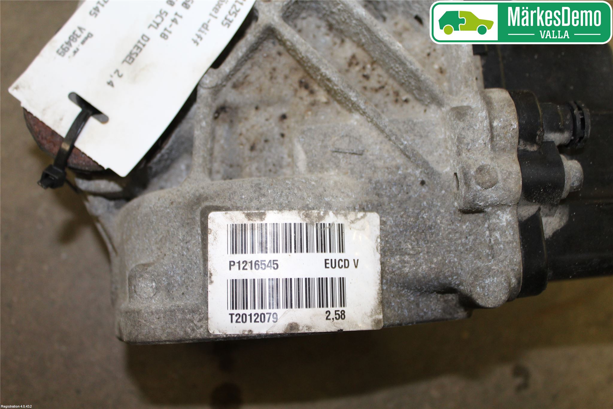 Volvo V60 14-18 Bakaksel Kardang Bak -Diff