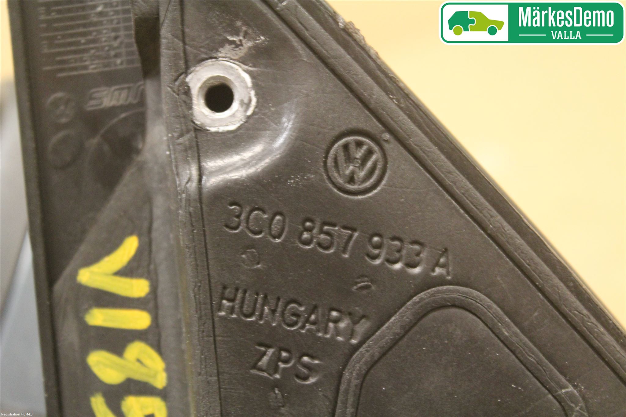 Volkswagen VW PASSAT 11-14 Speil V M-El Justering
