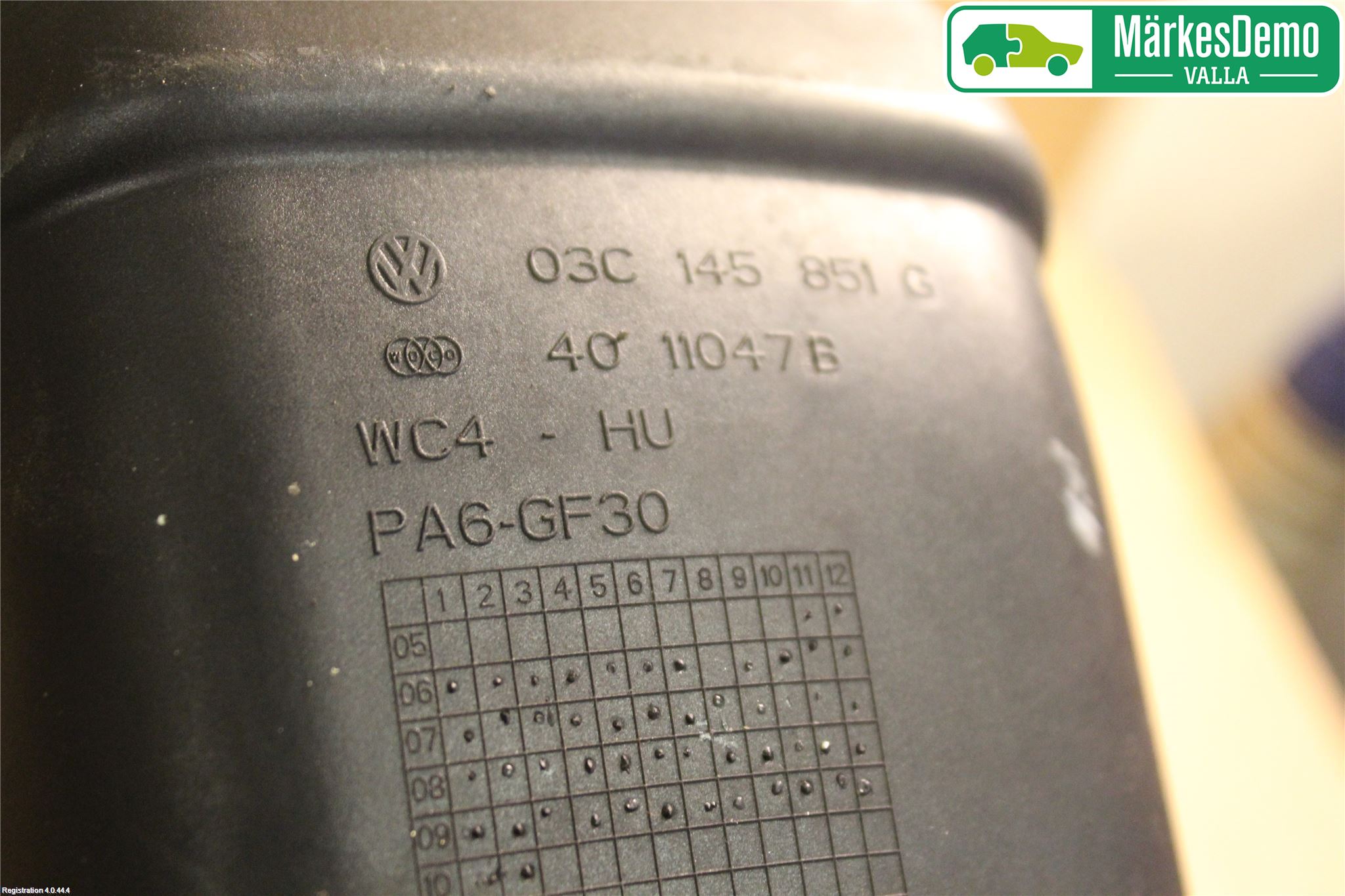 Volkswagen VW PASSAT 05-11 Intercooler Rør-Slange