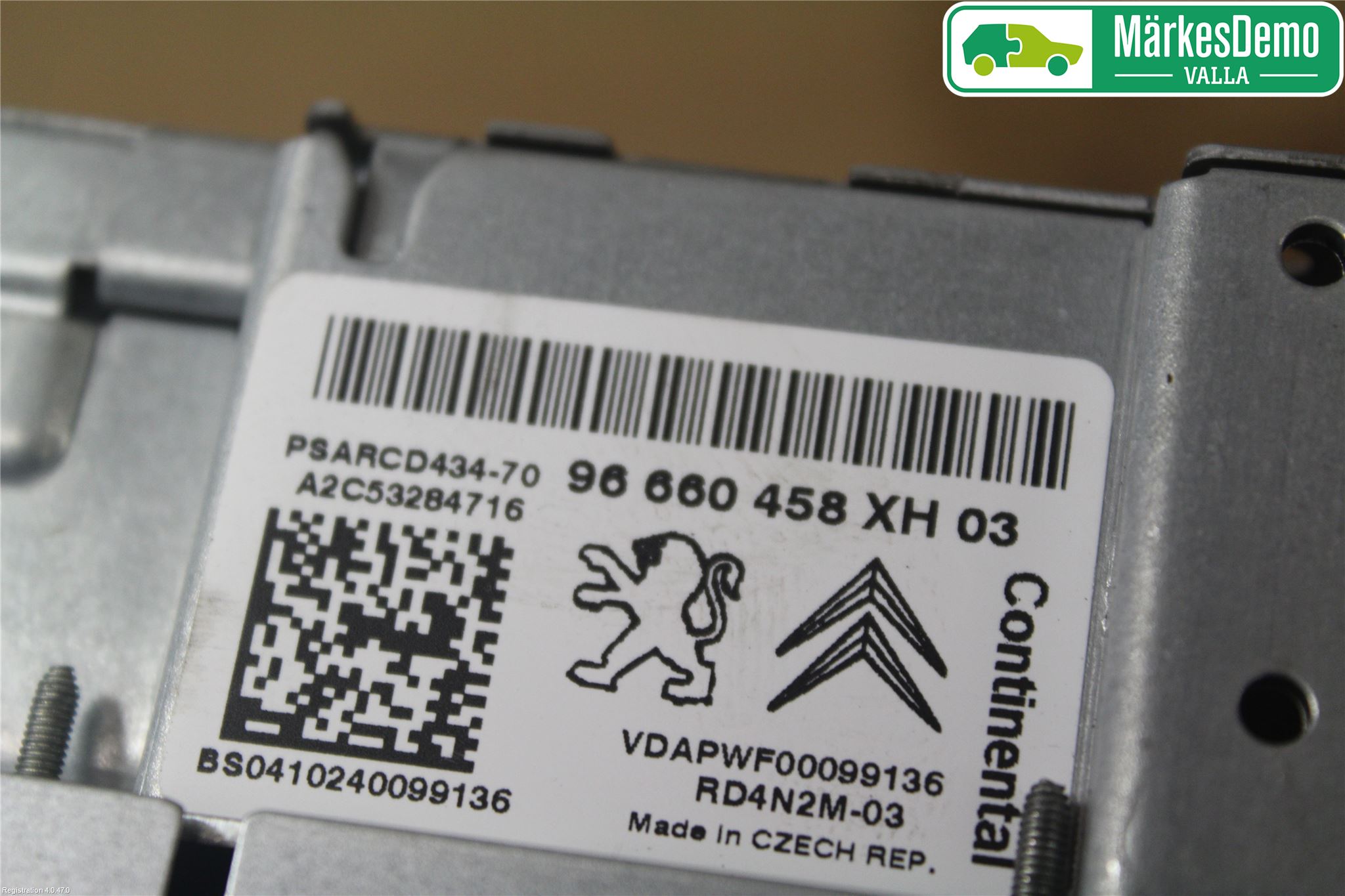 Peugeot 308 08-13 Stereo Radio Med Cd