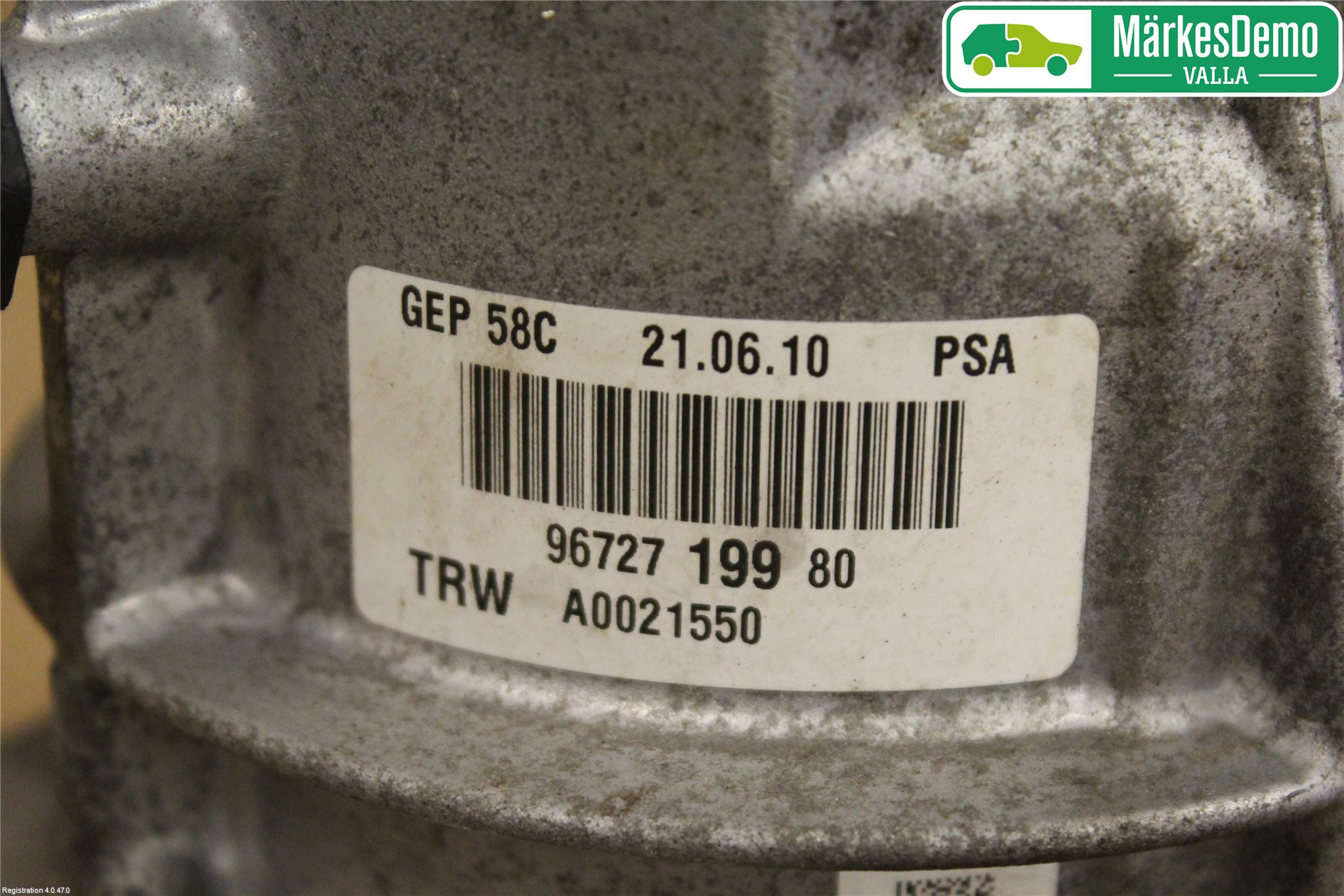 Peugeot 308 08-13 Servostyring Eletrisk Pumpe