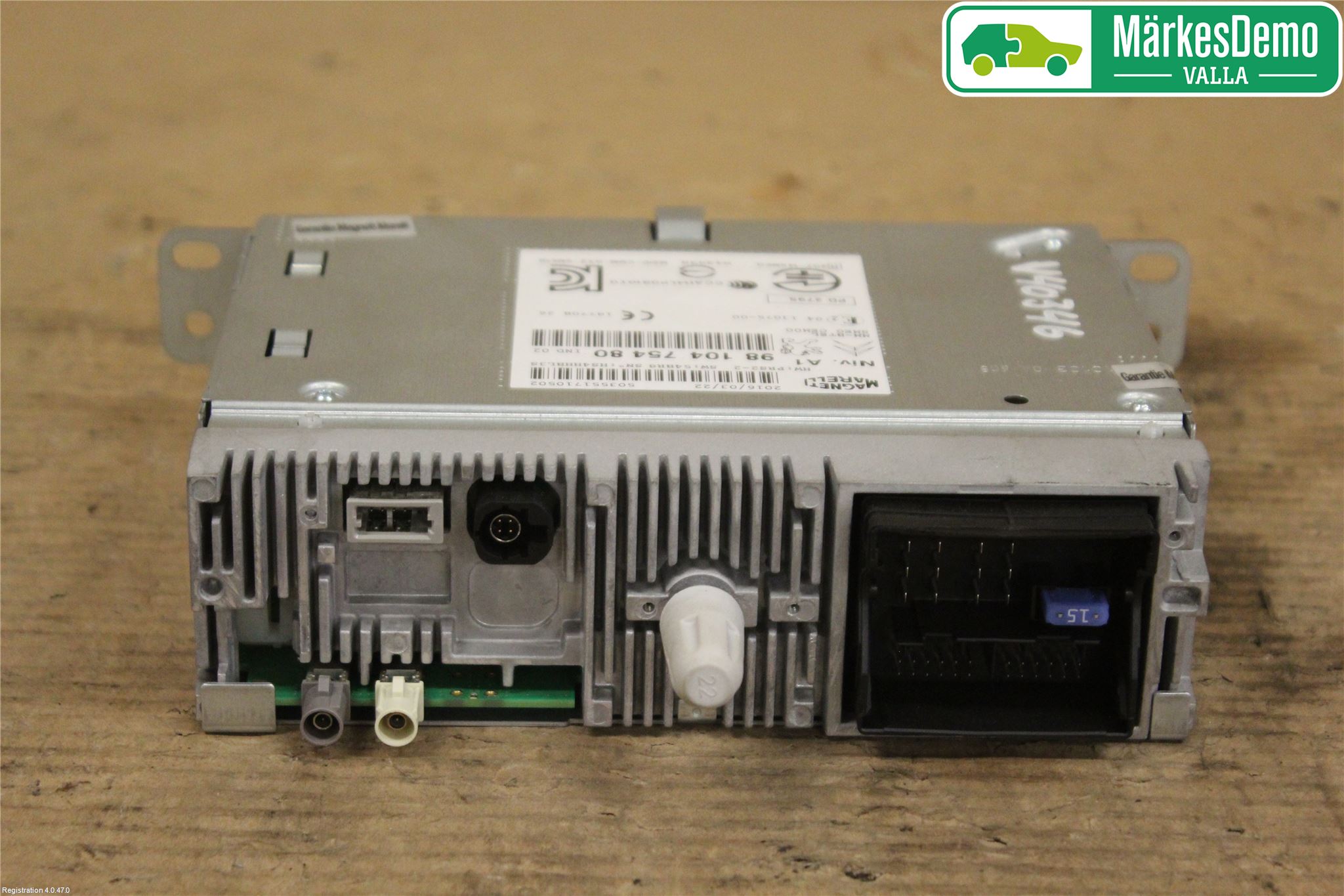 Peugeot 508 11-18 Stereo Radio Med Cd