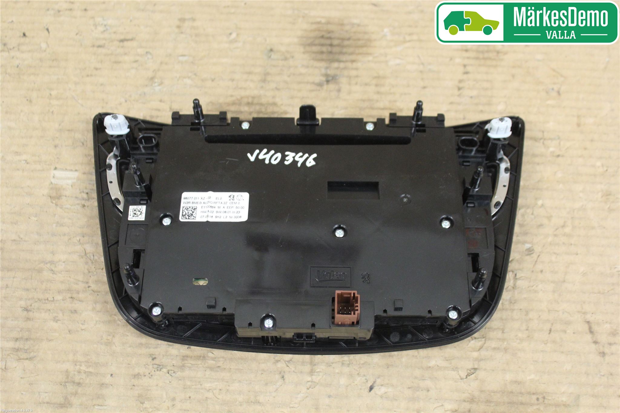 Peugeot 508 11-18 Varme Ac Betjening-Display