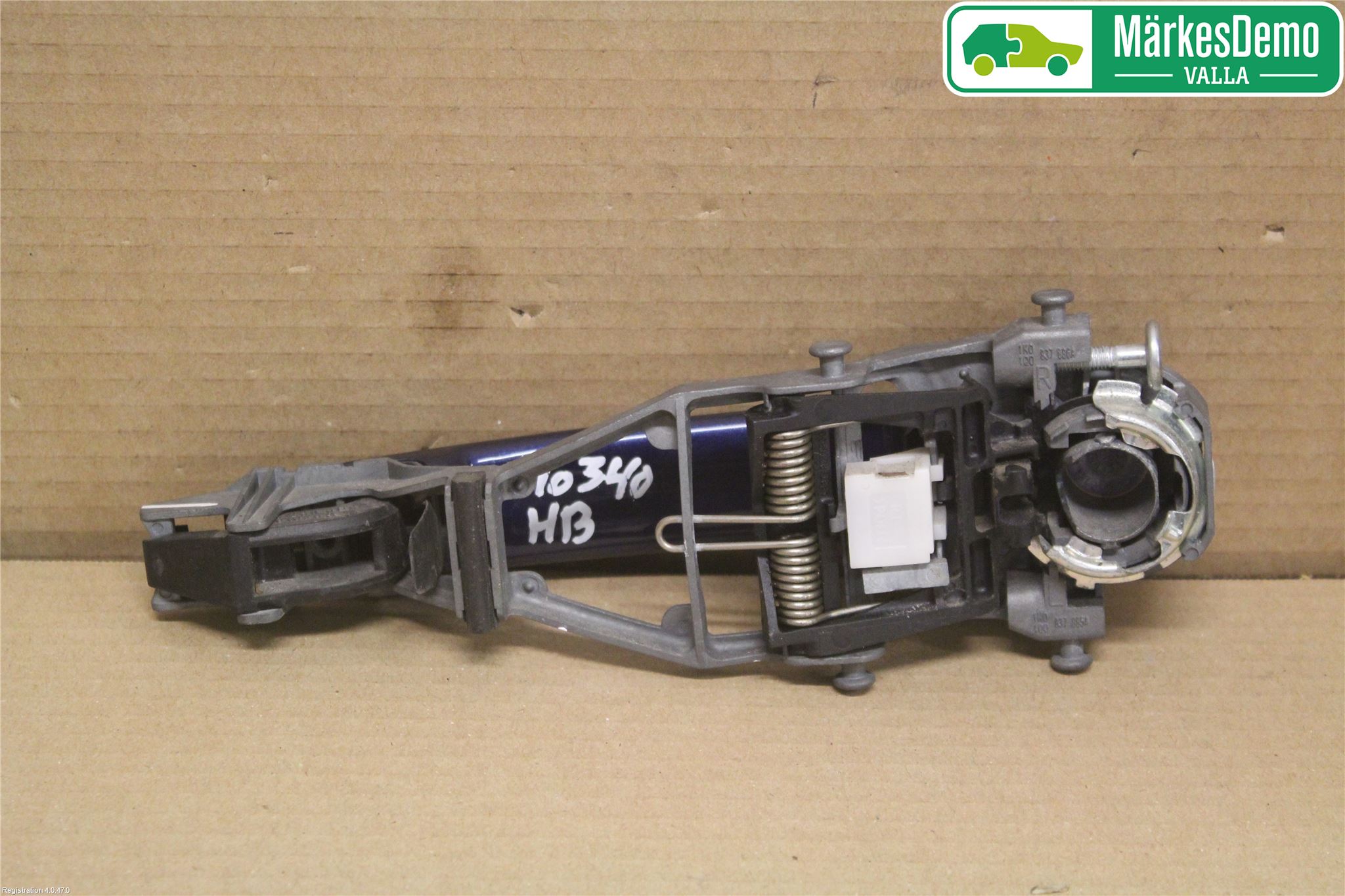 Volkswagen VW GOLF V 04-09 Dørhandtak Ytre Høyre