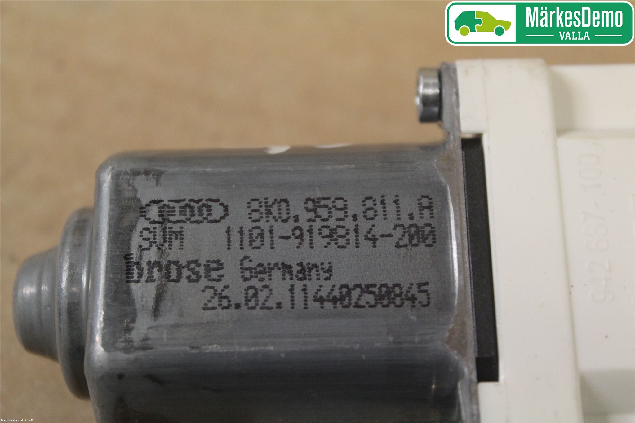 Audi Q5 09-16 Vindusheismotor