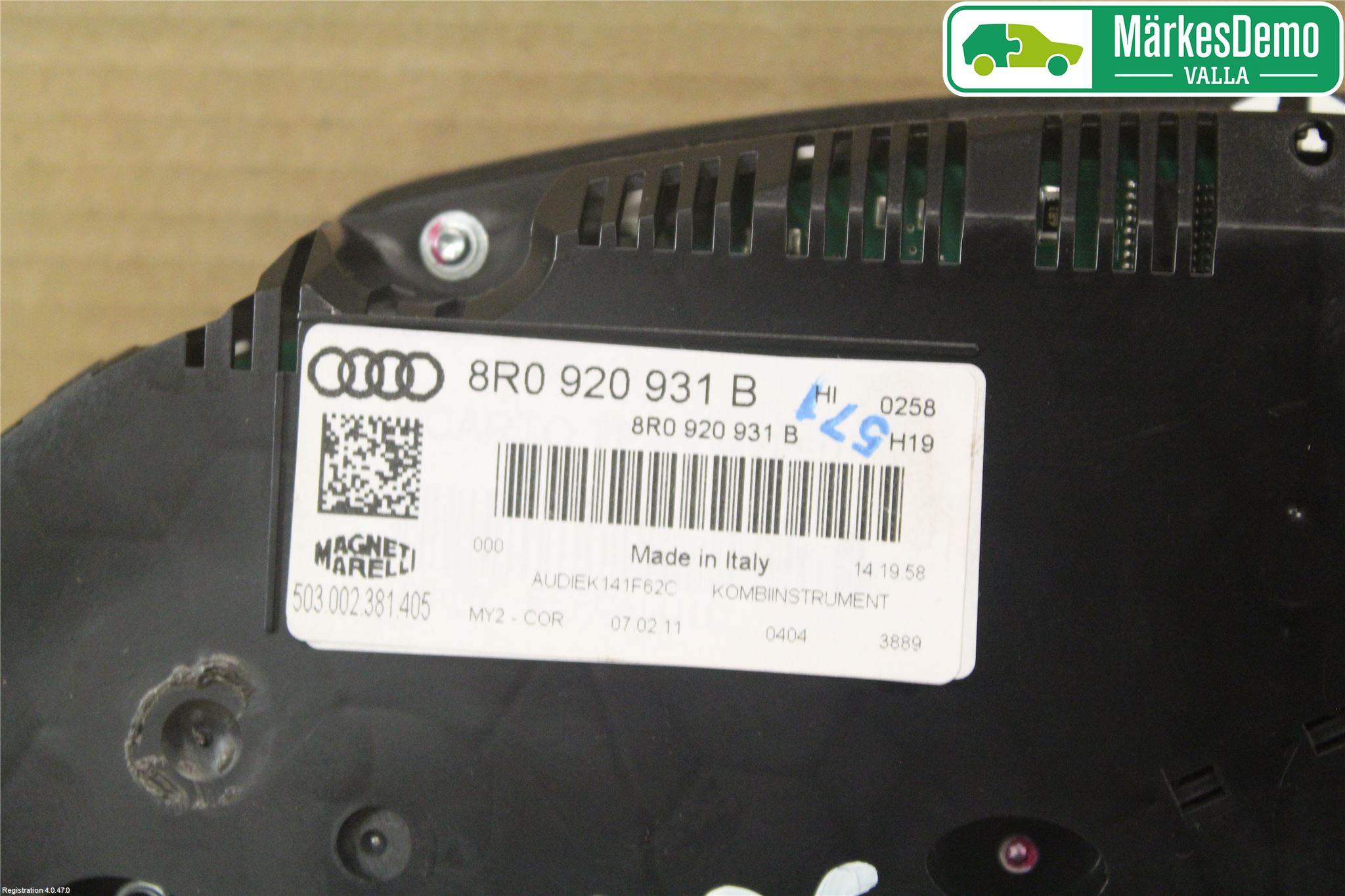 Audi Q5 09-16 Instr Kombinert