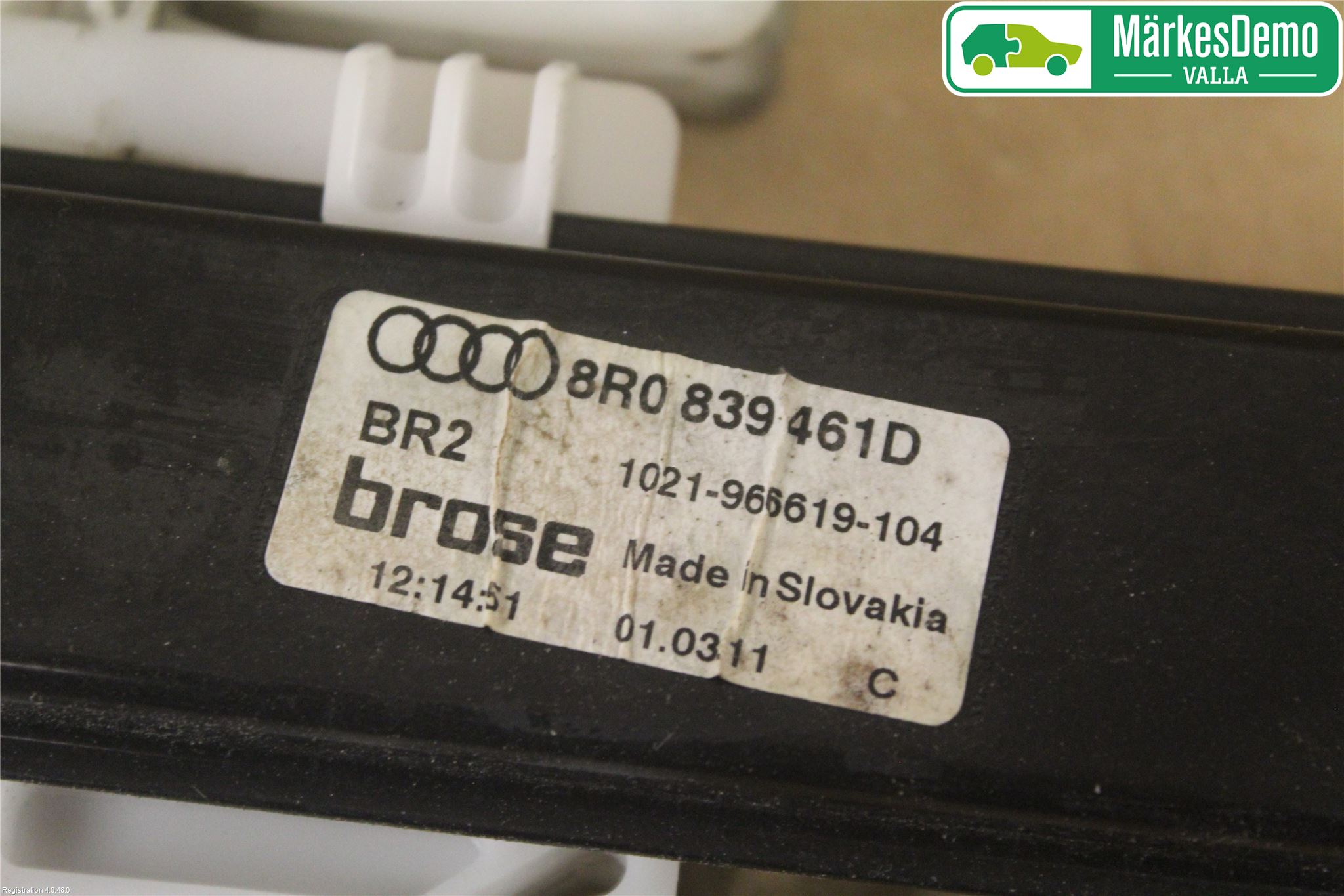 Audi Q5 09-16 Vindusheis