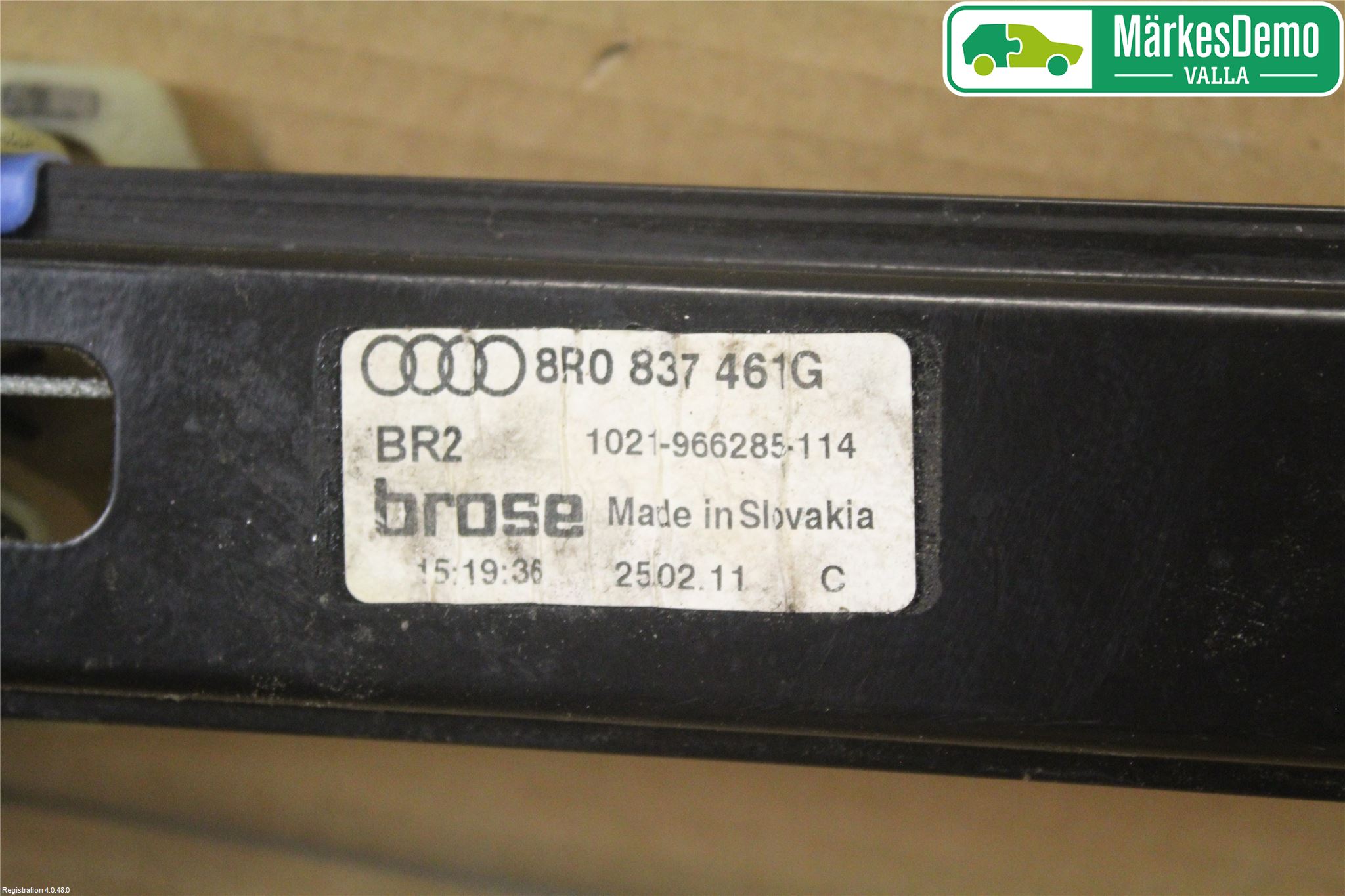 Audi Q5 09-16 Vindusheis