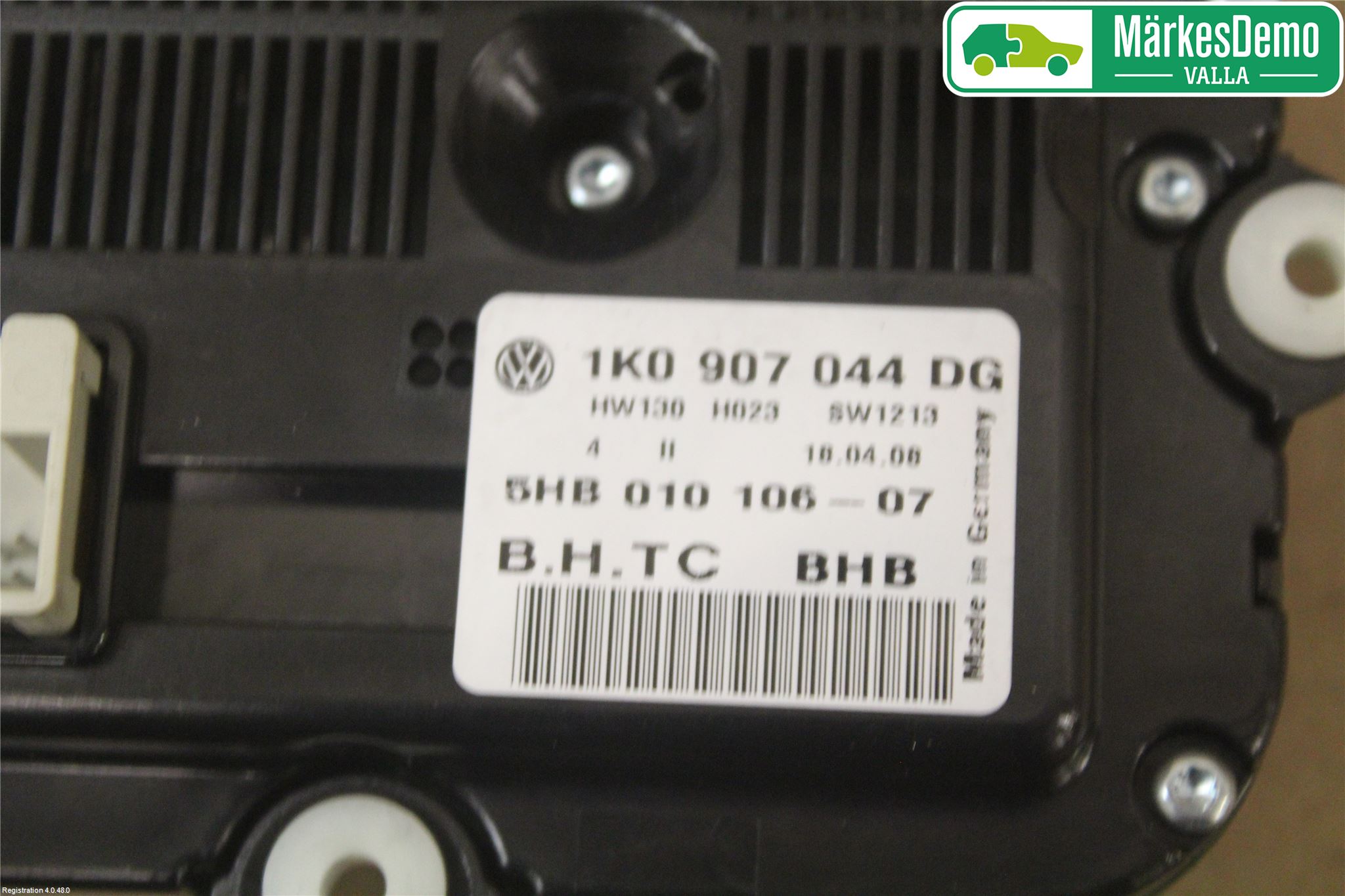 Volkswagen VW TIGUAN 07-16 Varme Ac Betjening-Display