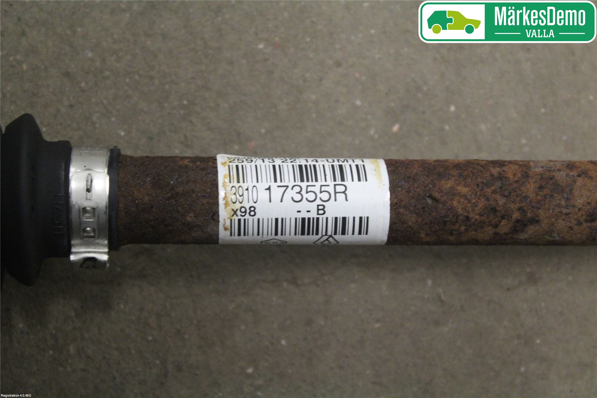 Renault CLIO IV 12-16 Drivaksel Foran Kompl Venstre