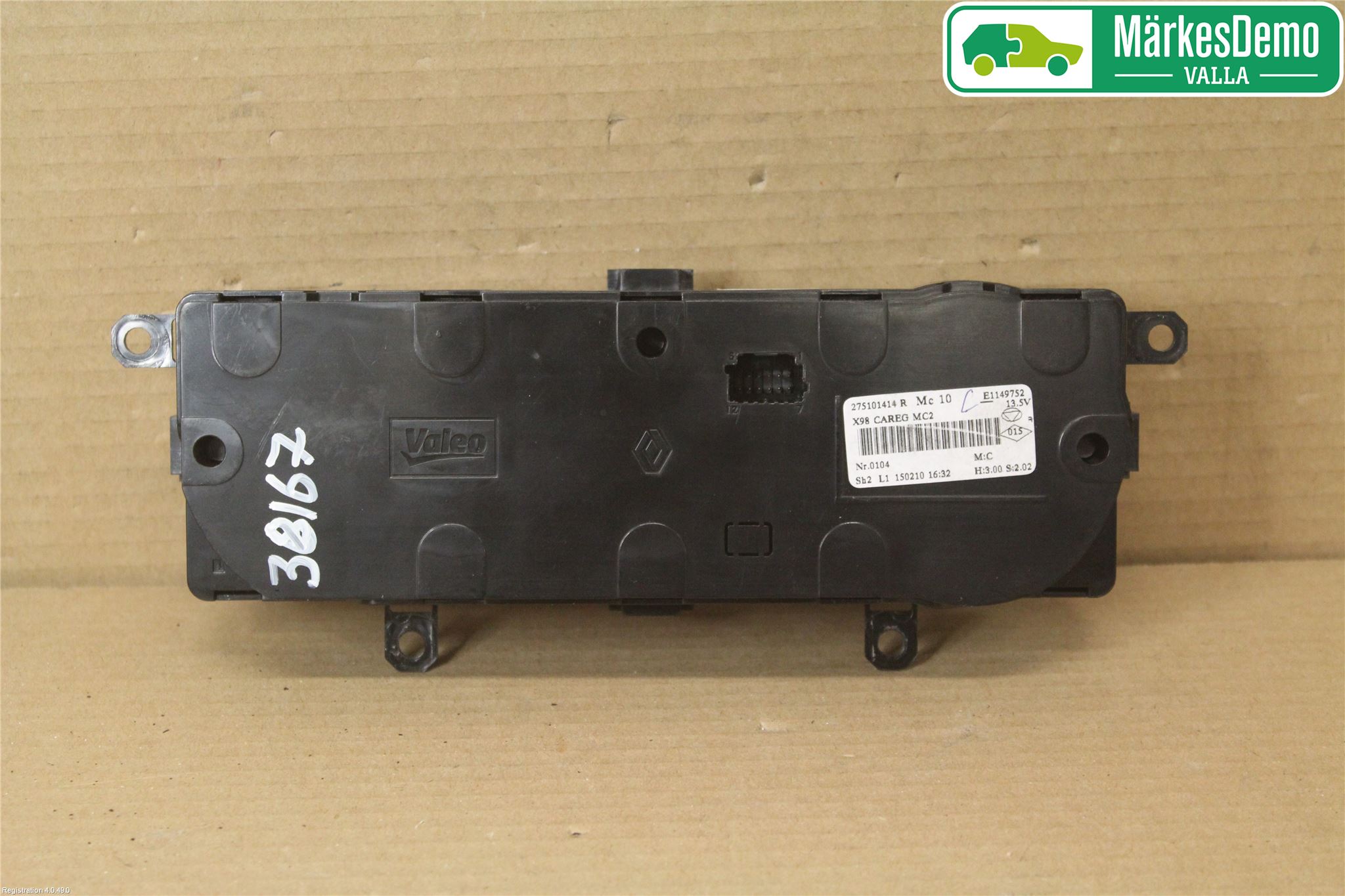 Renault CLIO IV 12-16 Varmeapparat Panel(Regulering)