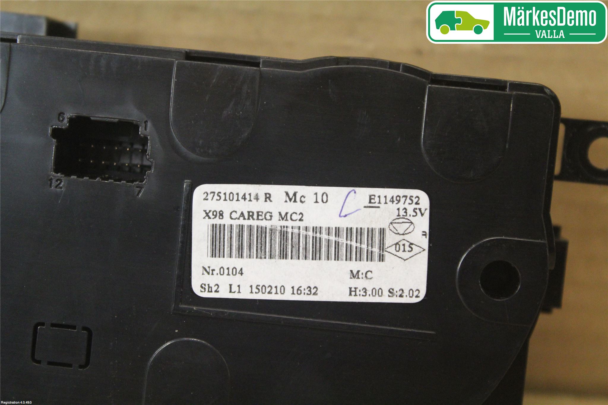 Renault CLIO IV 12-16 Varmeapparat Panel(Regulering)
