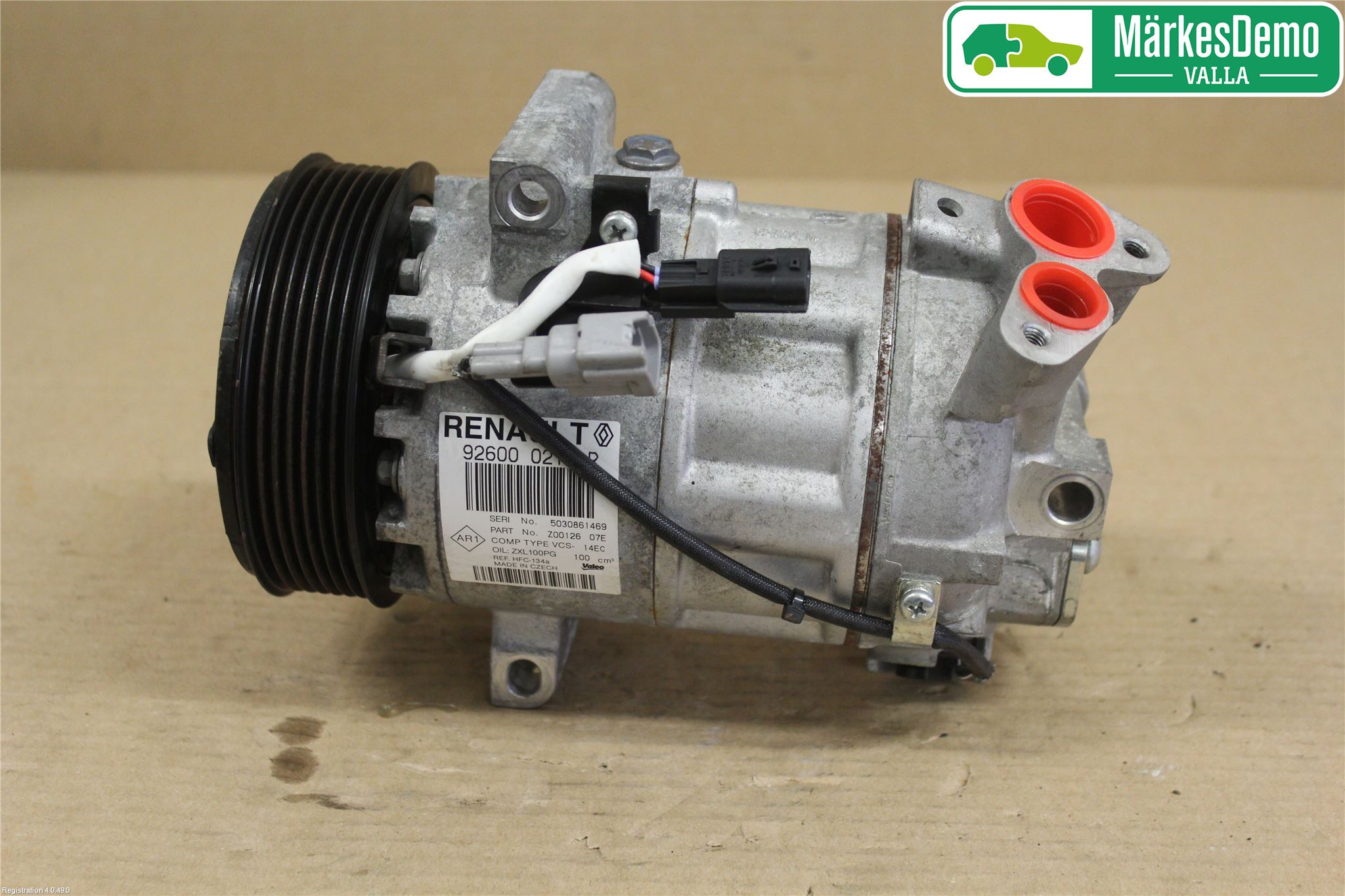 Renault CLIO IV 12-16 Varme Ac Kompressor