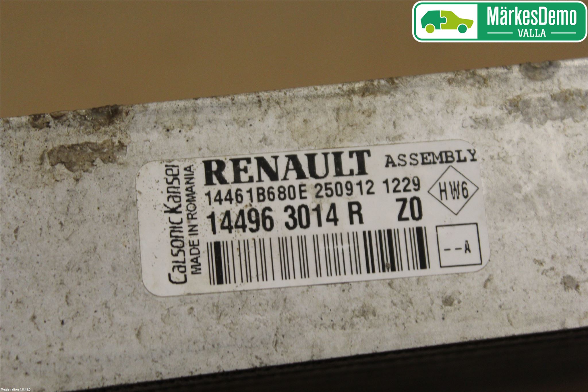 Renault CLIO IV 12-16 Intercooler Radiator