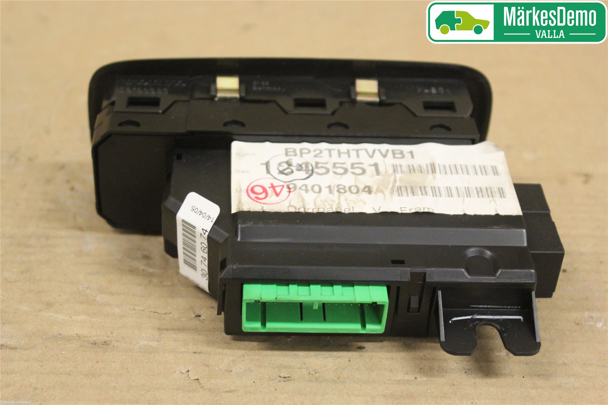 Volvo V70 05-08 Bryter Vindusheis