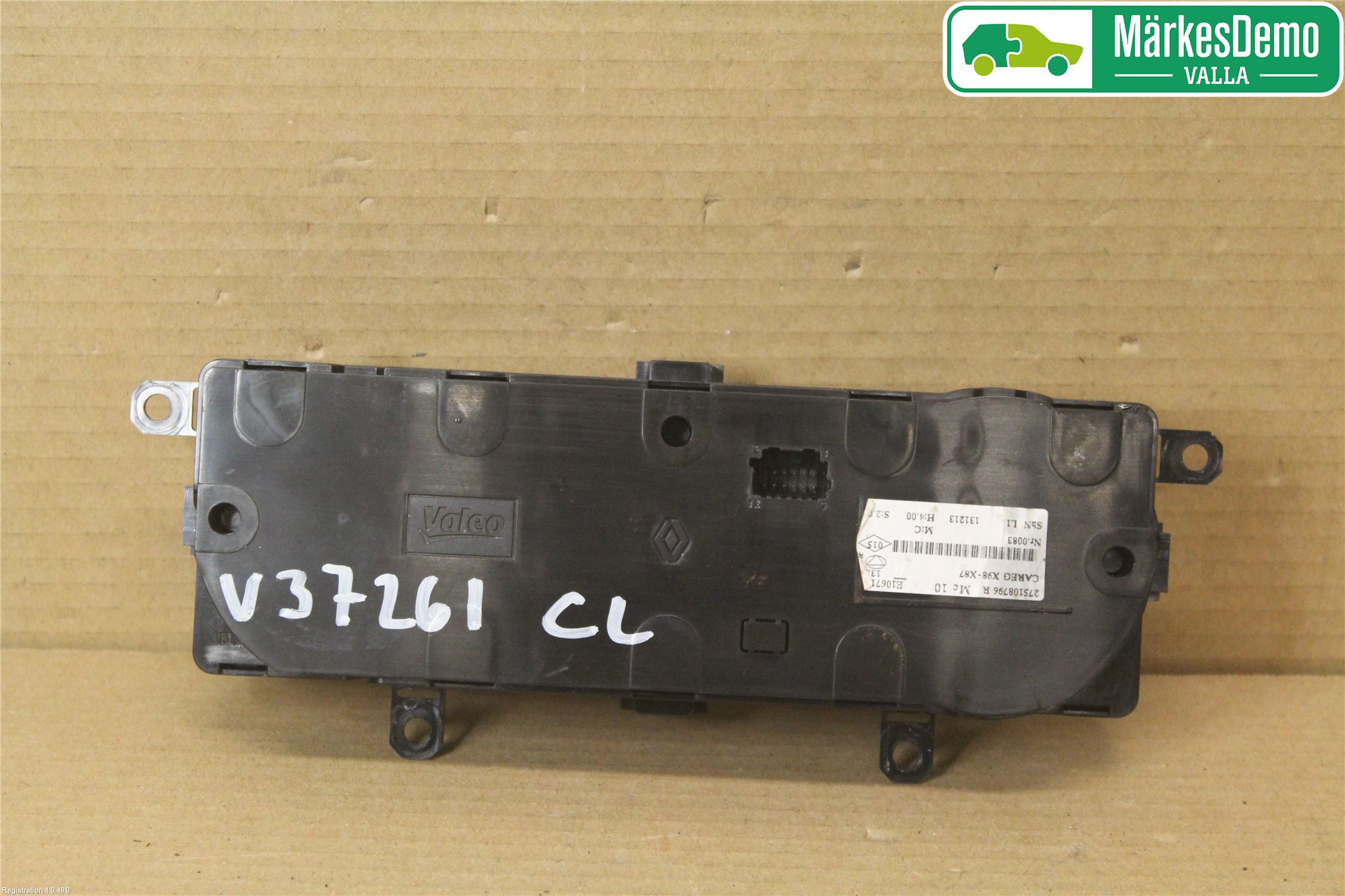 Renault CLIO IV 12-16 Varmeapparat Panel(Regulering)