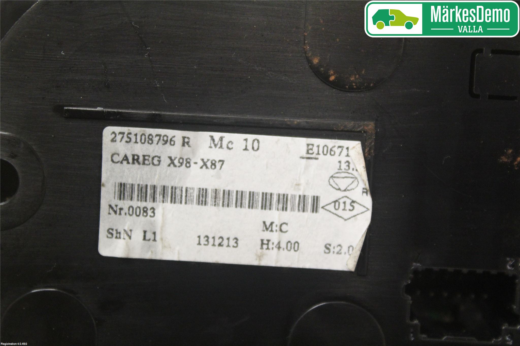 Renault CLIO IV 12-16 Varmeapparat Panel(Regulering)