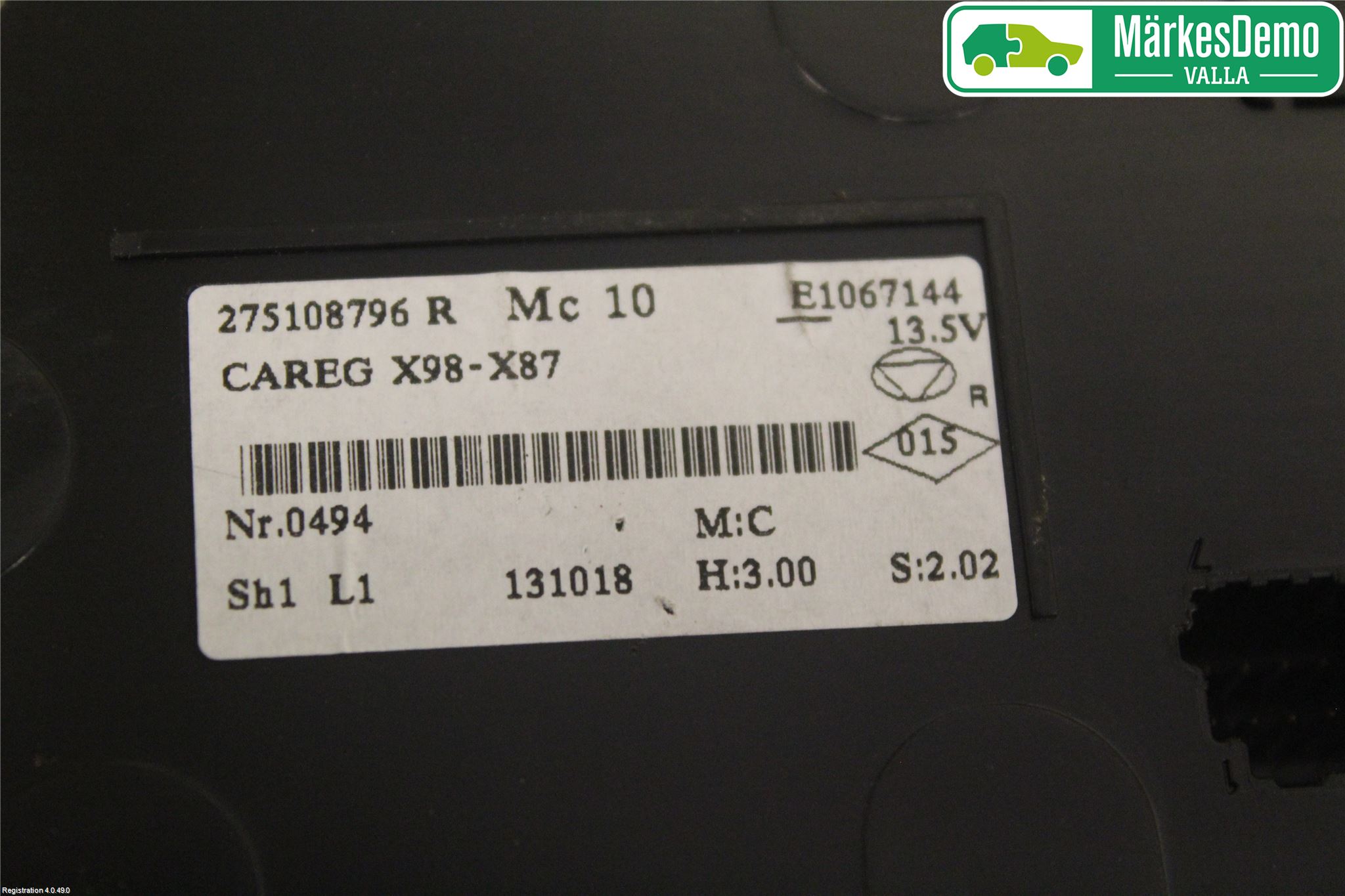 Renault CLIO IV 12-16 Varmeapparat Panel(Regulering)