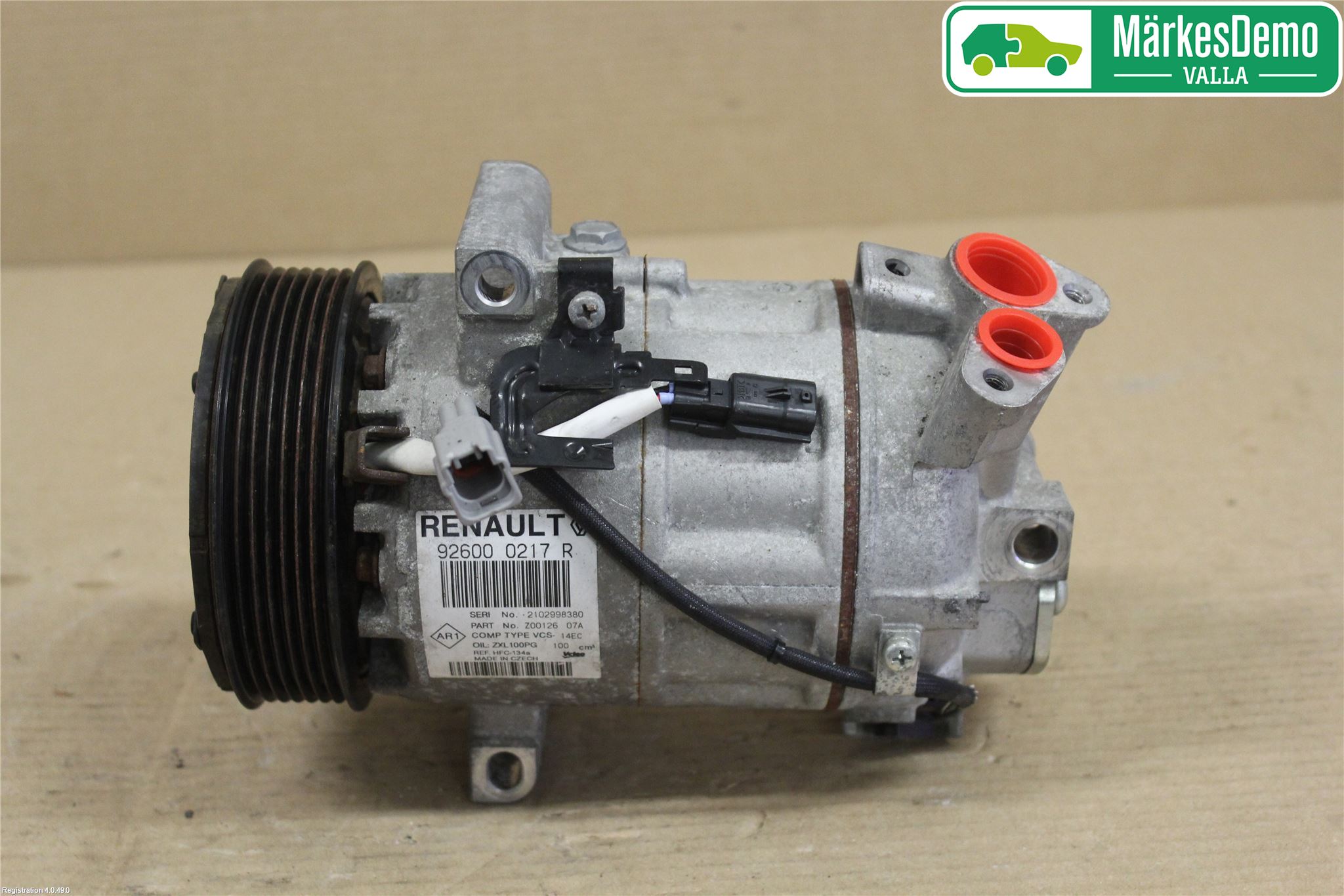 Renault CLIO IV 12-16 Varme Ac Kompressor