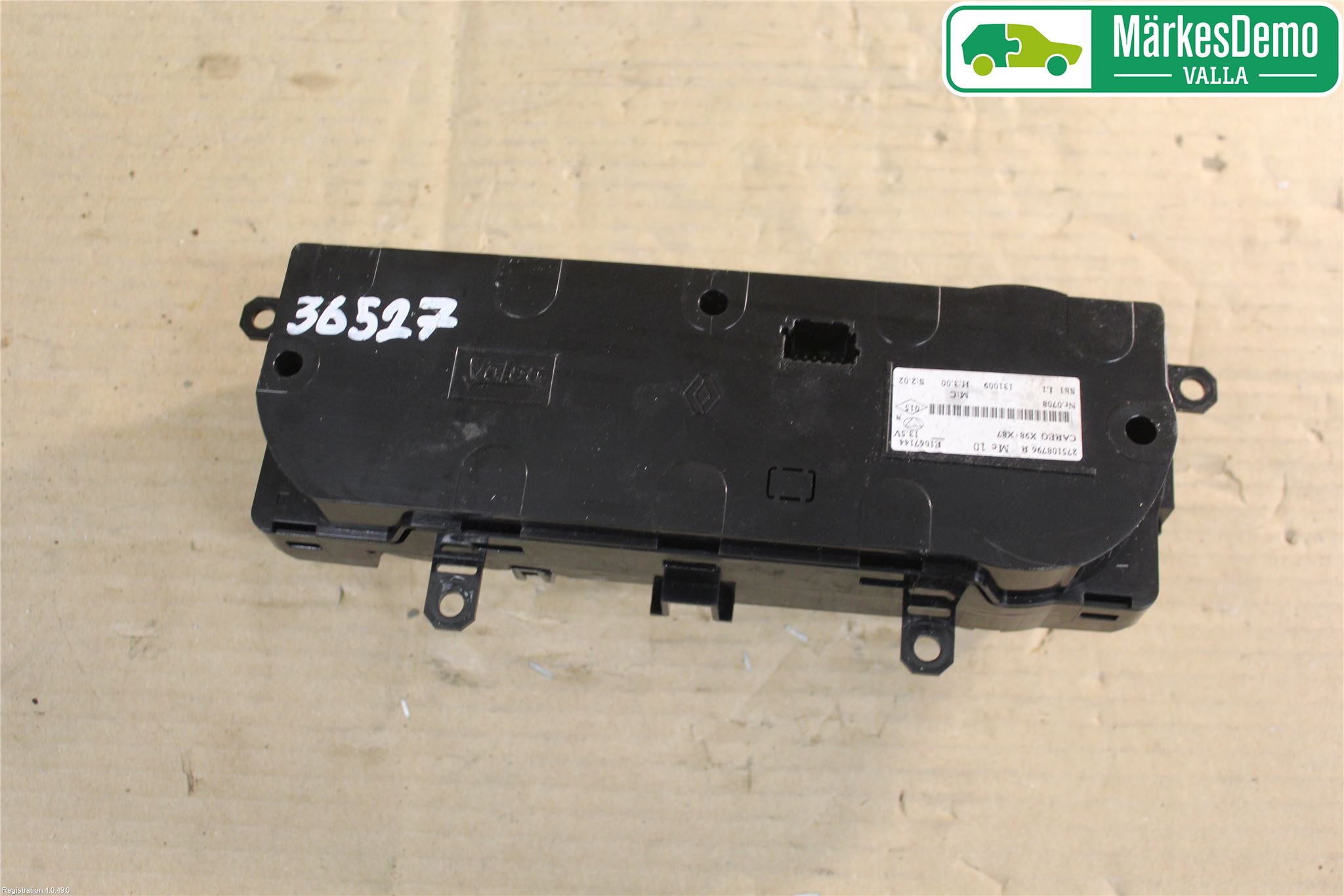 Renault CLIO IV 12-16 Varmeapparat Panel(Regulering)