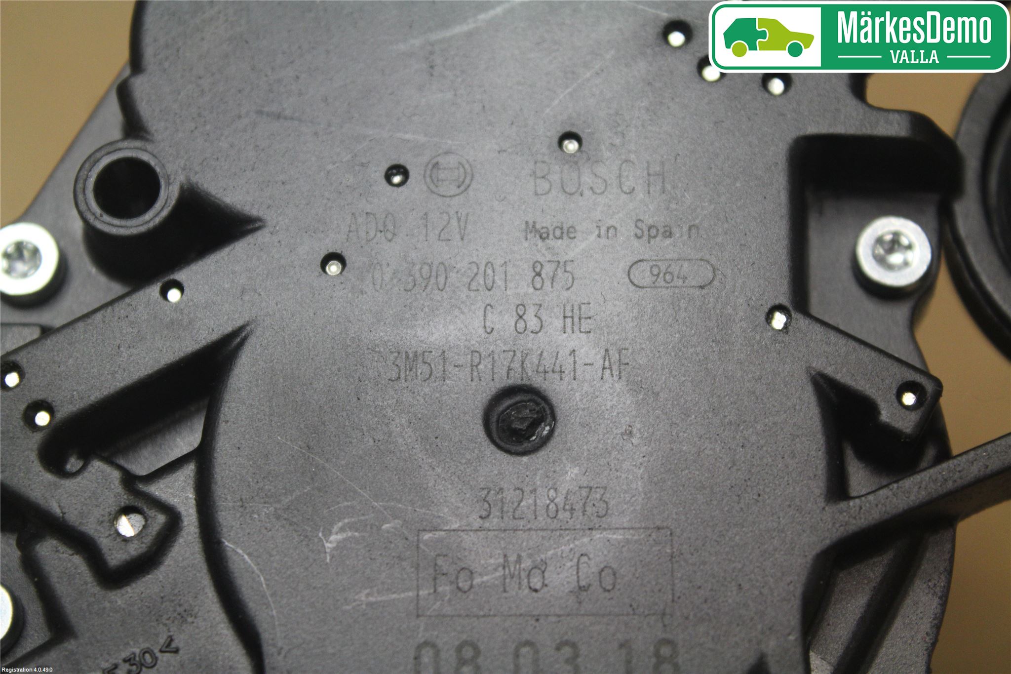 Ford FOCUS 08-11 Viskermotor Bakluke