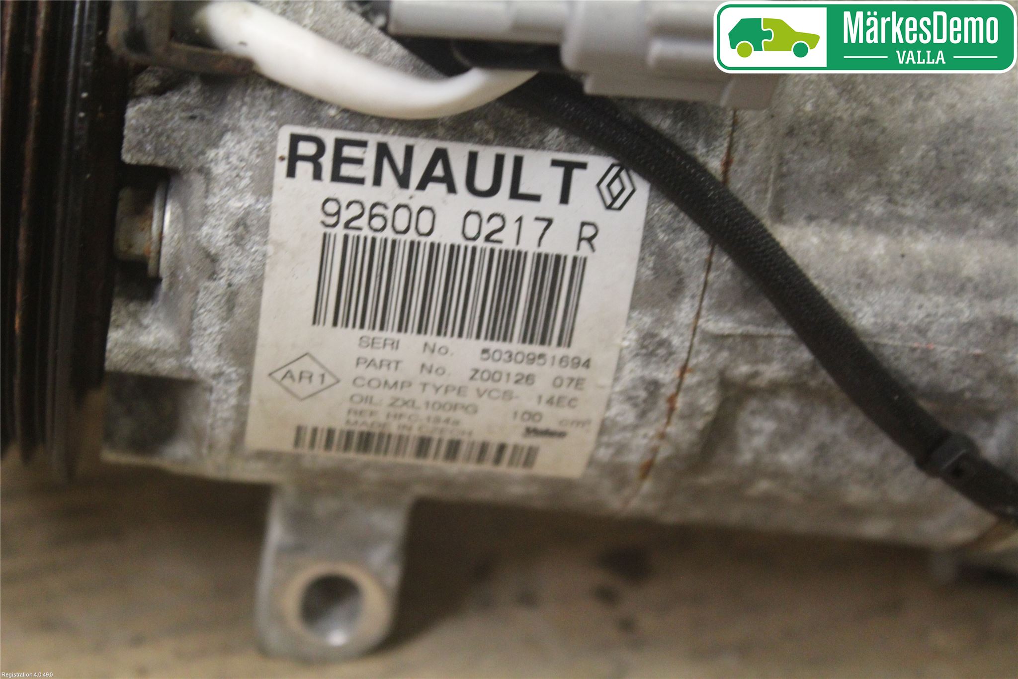 Renault CLIO IV 12-16 Varme Ac Kompressor