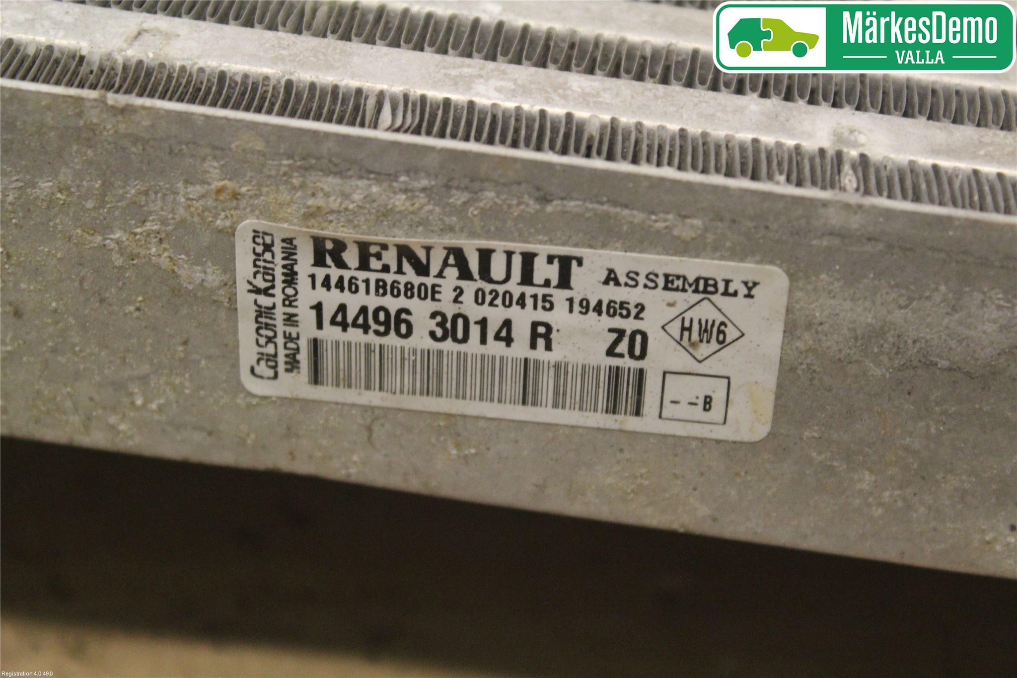 Renault CLIO IV 12-16 Intercooler Radiator