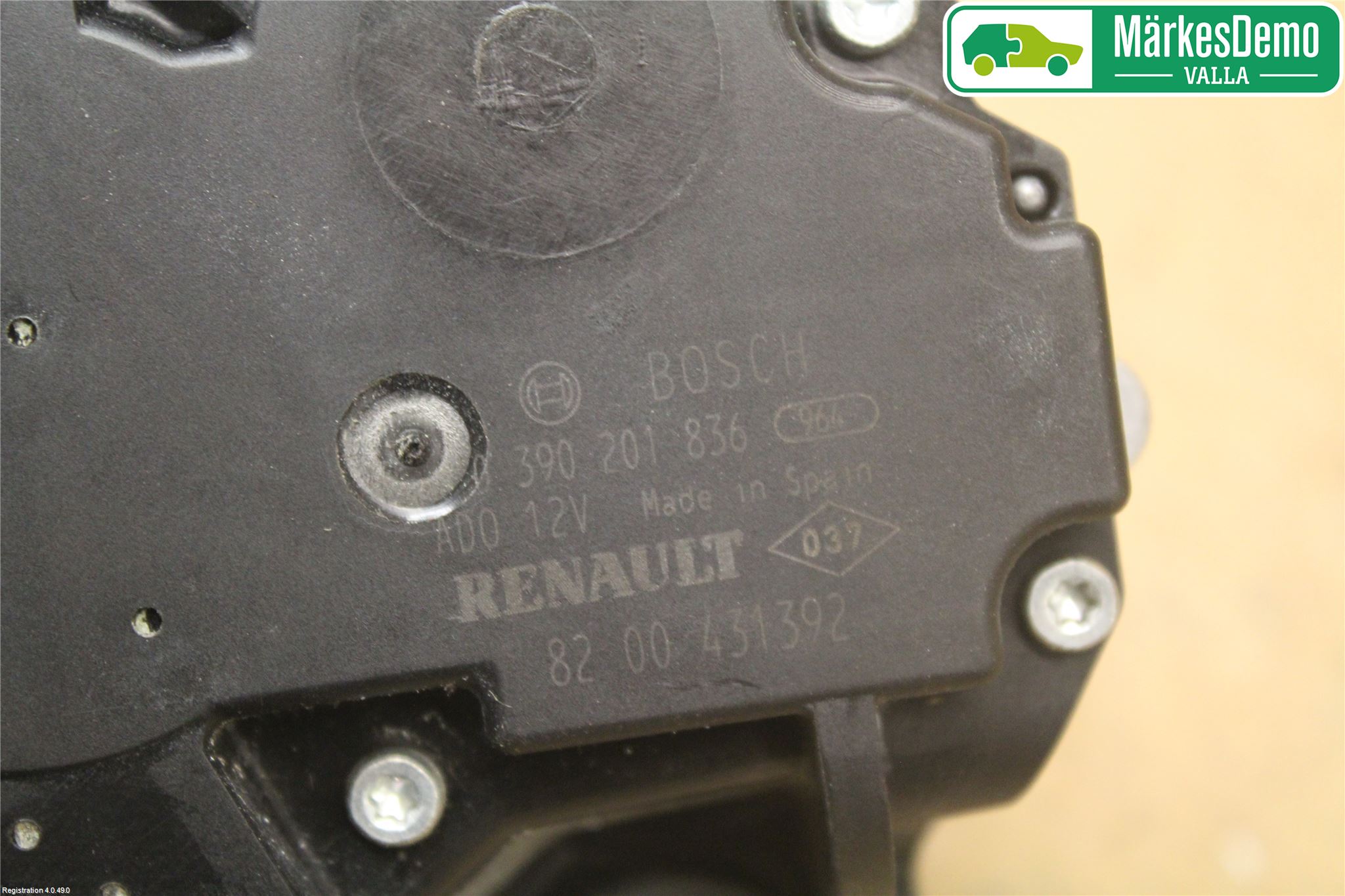 Renault KANGOO II 08-14 Viskermotor Bakluke