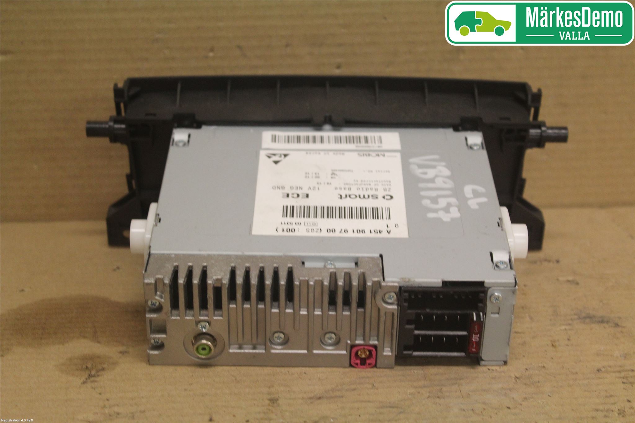 Smart FORTWO II 07-14 Stereo Radio Med Cd