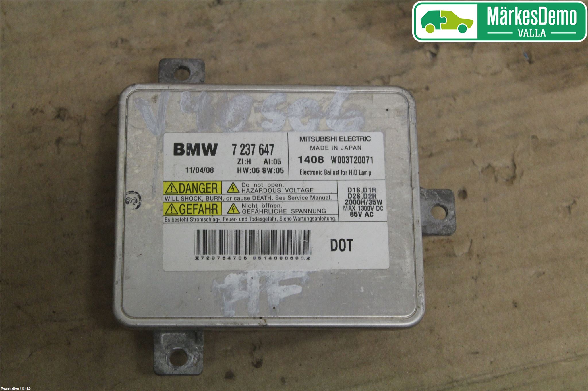 BMW 3 E90/91 SED/TOU 05-12 Styreenhet Xenon