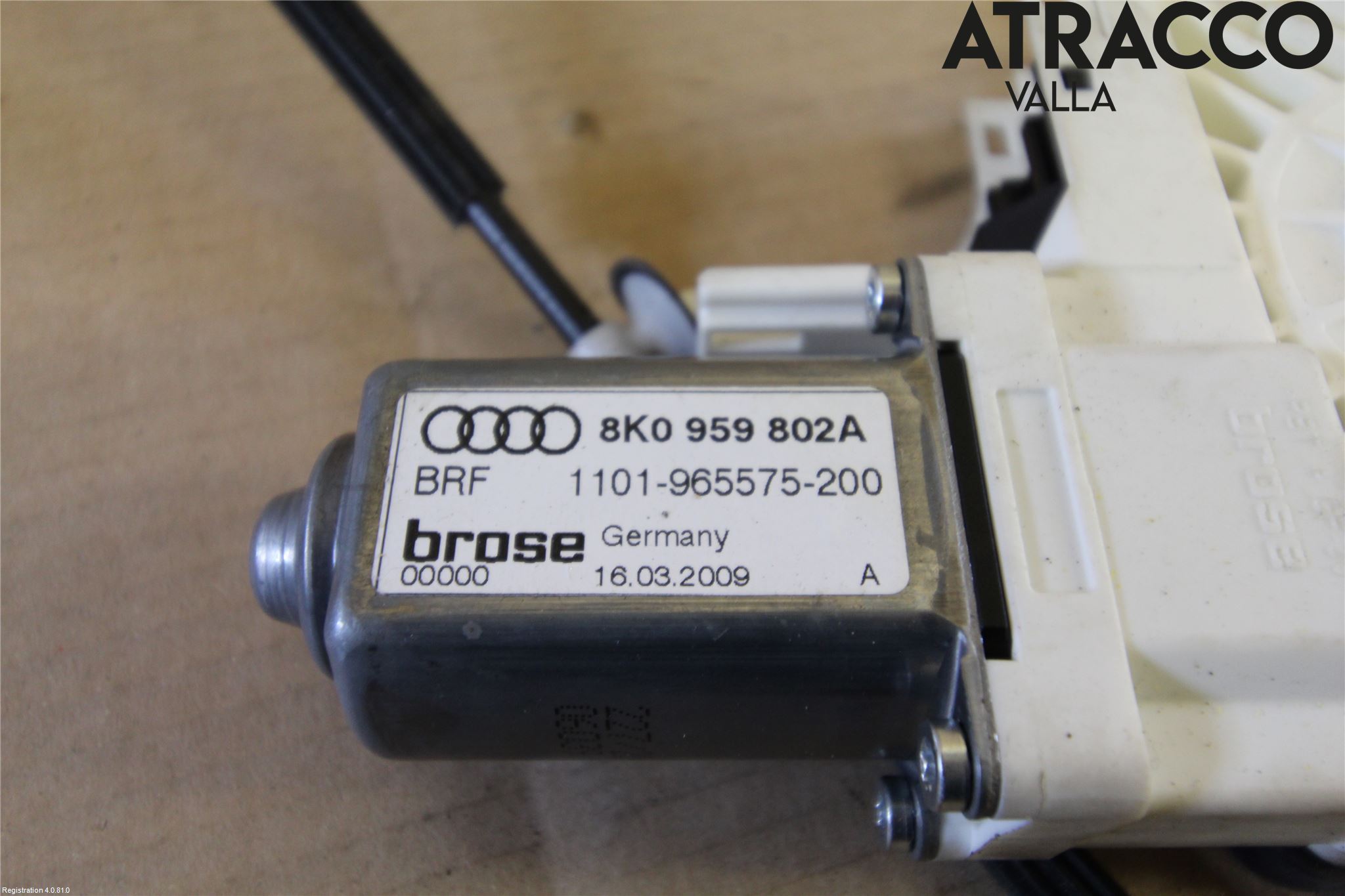 Audi A4/S4 08-11 Vindusheis El Komp