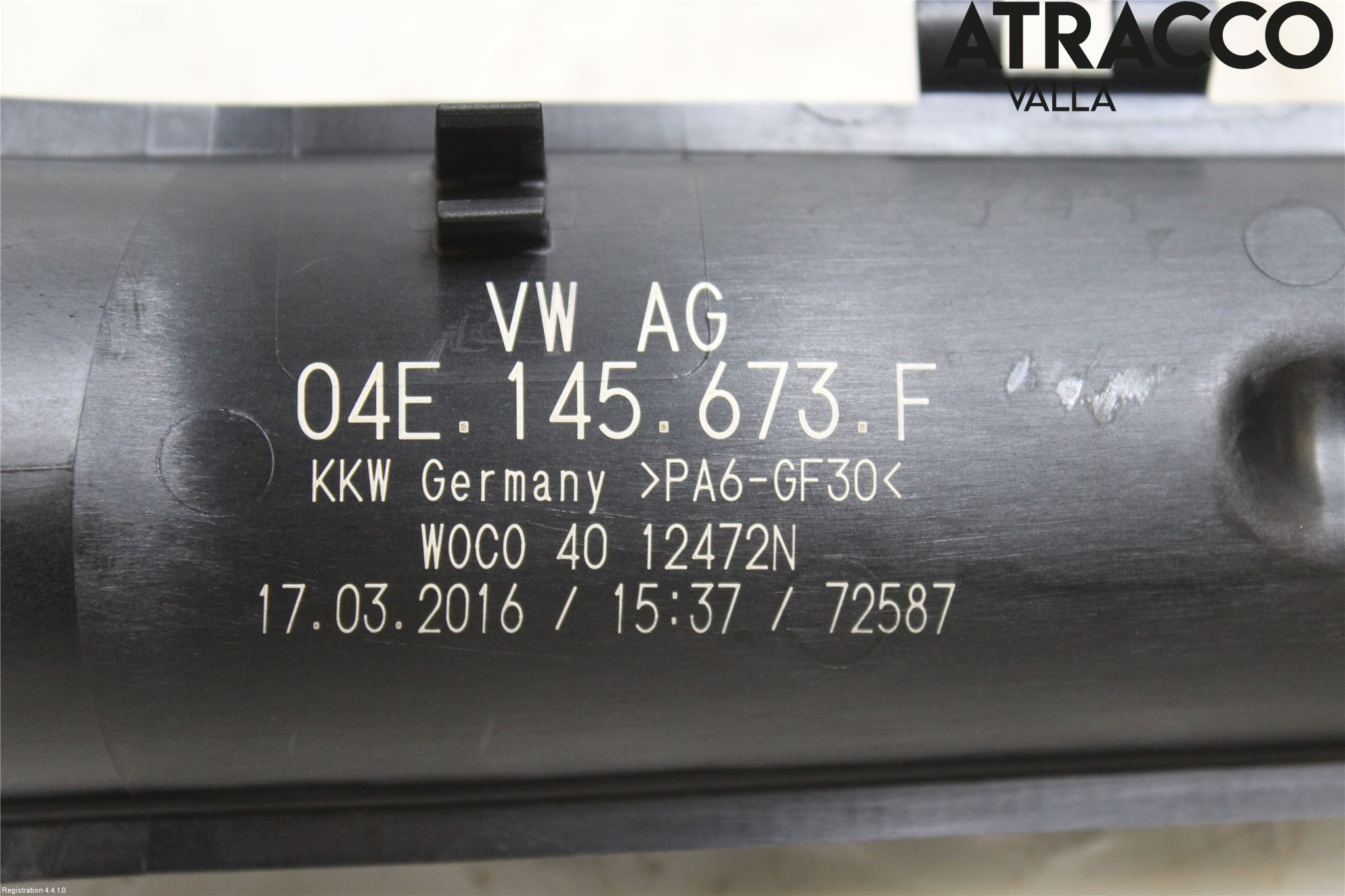 Volkswagen VW PASSAT 15-19 Intercooler Rør-Slange