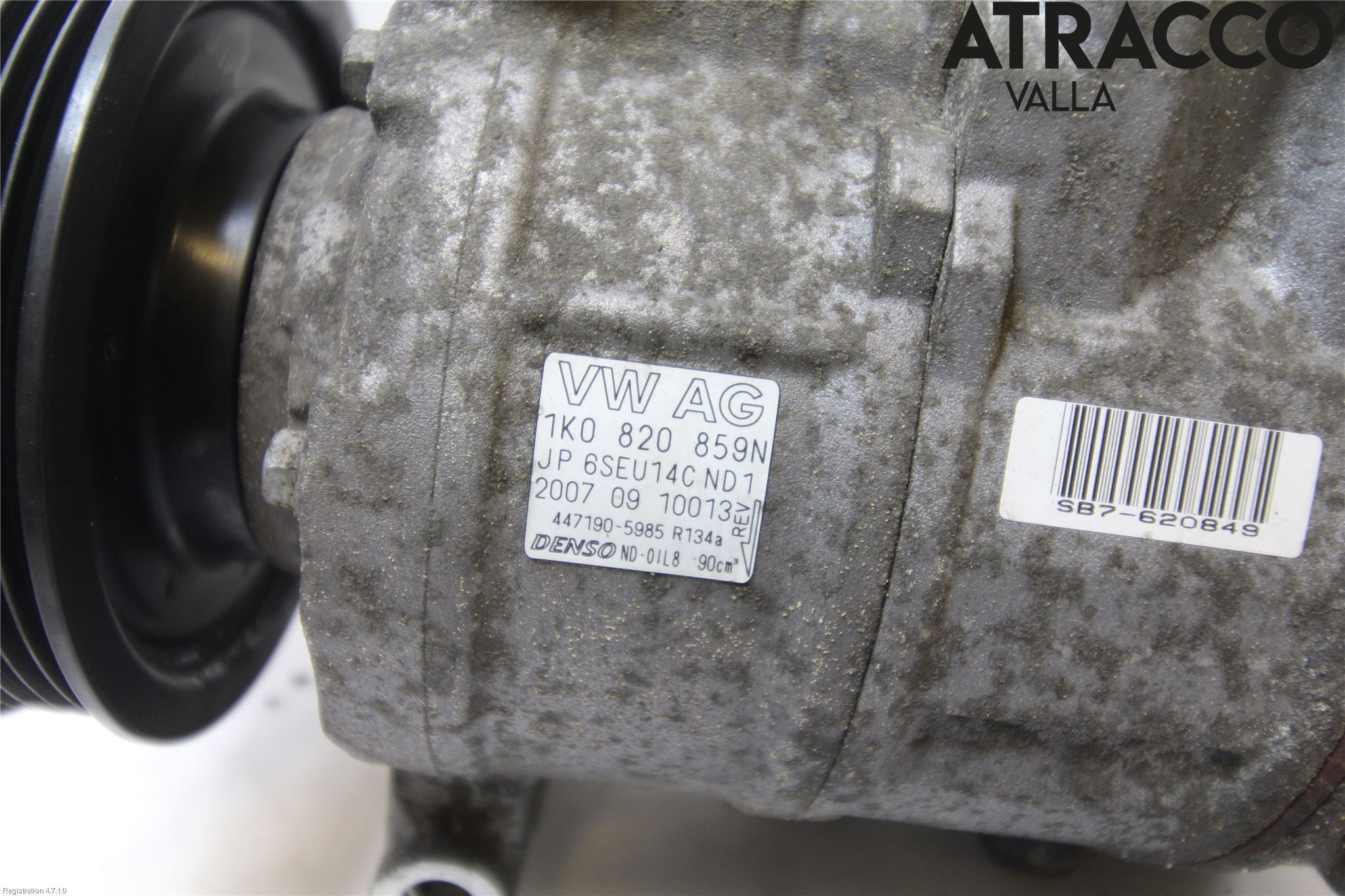 Volkswagen VW GOLF V 04-09 Varme Ac Kompressor