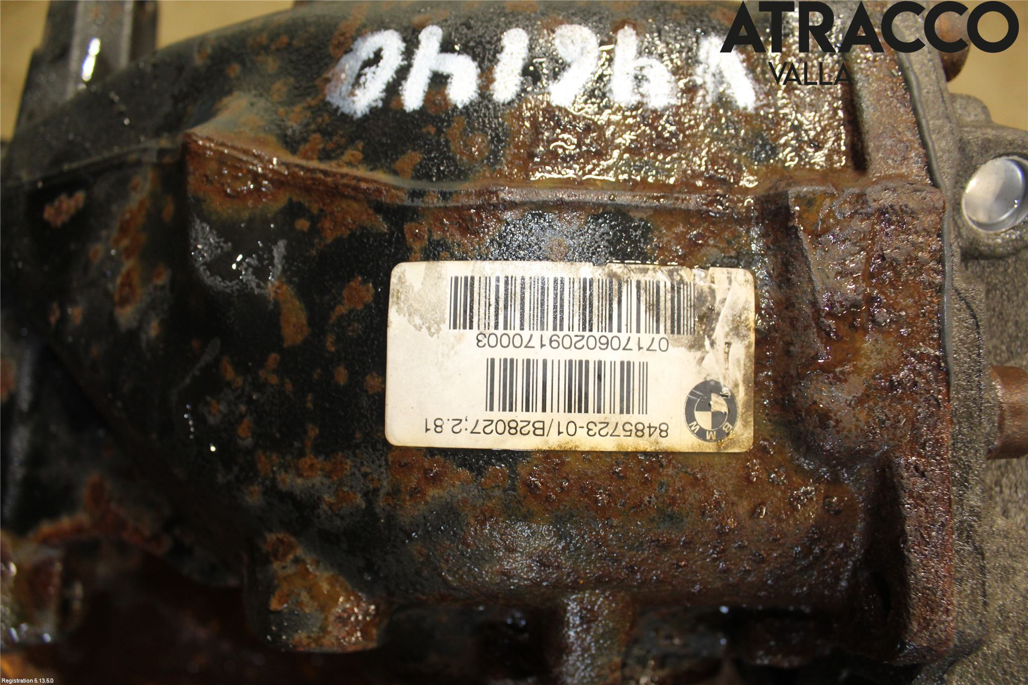 BMW 3 F30/F31/F80 12-19 Bakaksel Kardang Bak -Diff