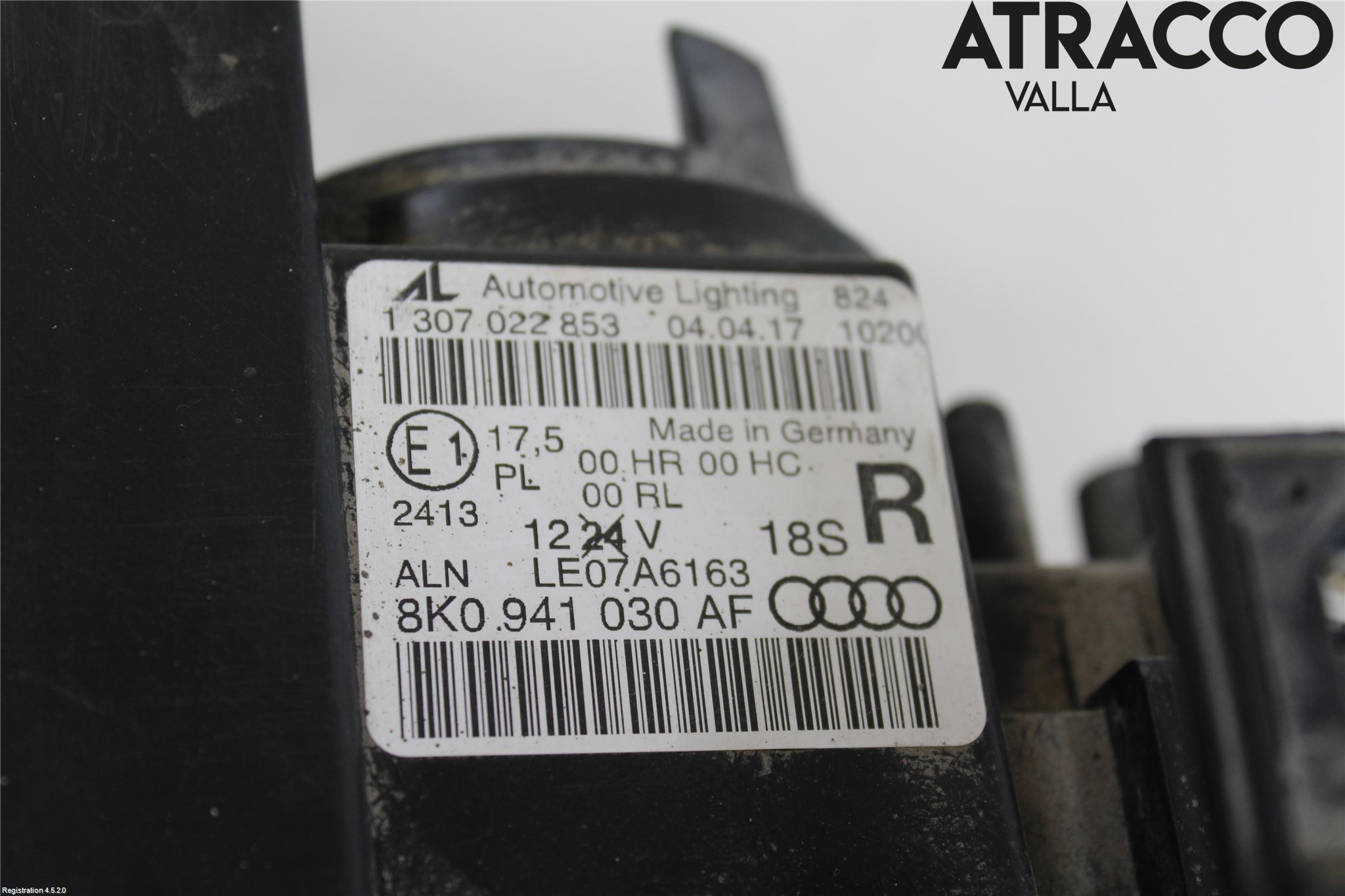 Audi A4/S4 08-11 Frontlykt Høyre