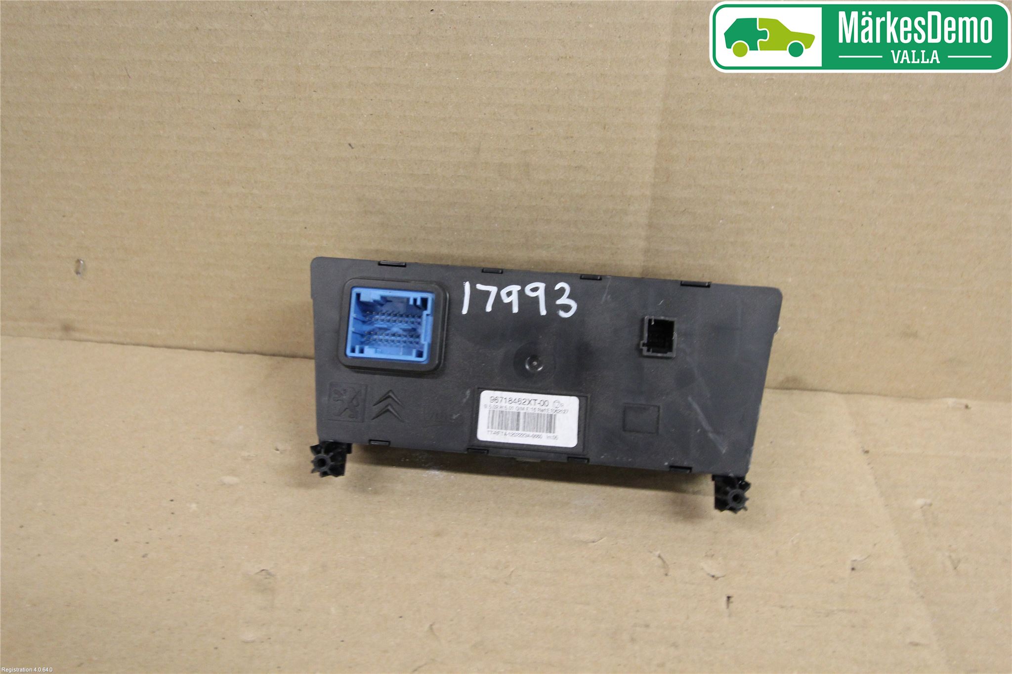 Peugeot 308 08-13 Varme Ac Betjening-Display