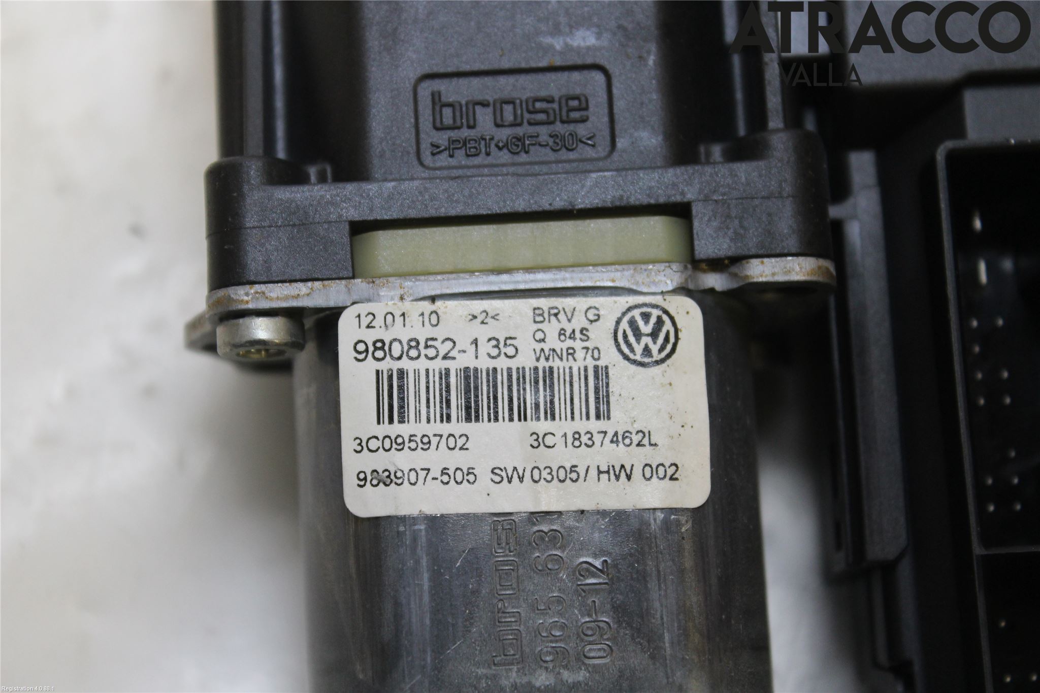 Volkswagen VW PASSAT 05-11 Vindusheismotor
