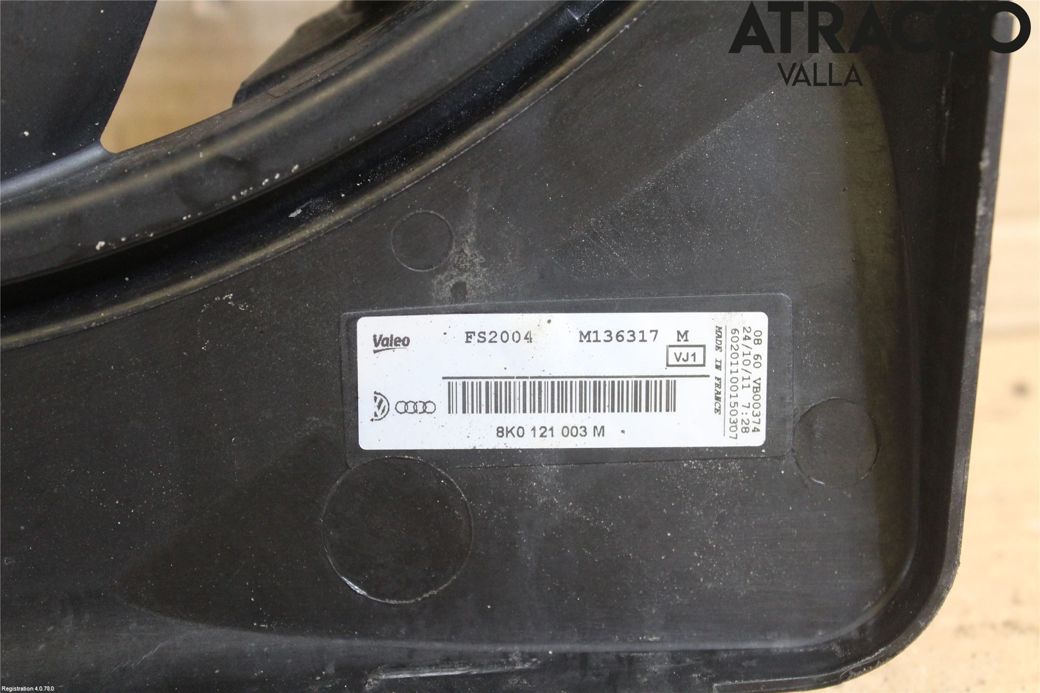 Audi A4/S4 08-11 Kjølevifte-Radiator Hus-Kåpe