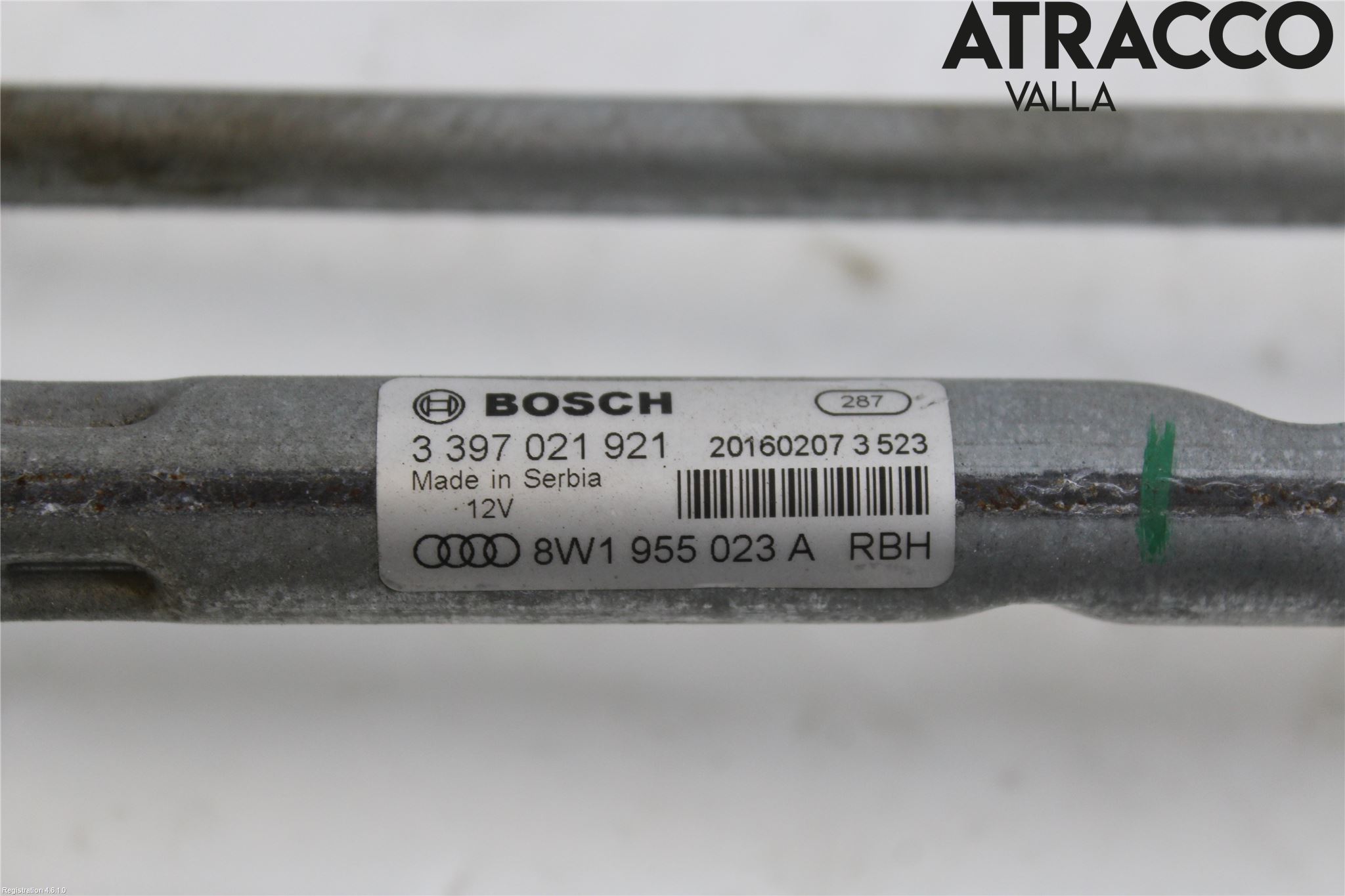 Audi A4/S4 B9 16-19 Viskeroverføring Frontrute