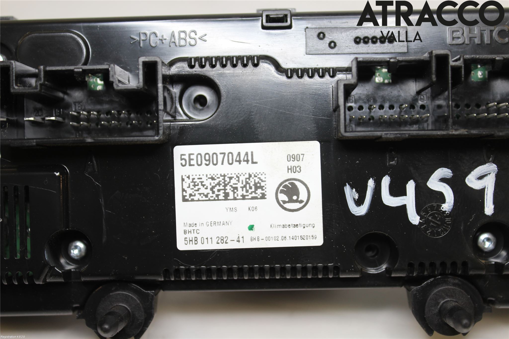Skoda OCTAVIA (5E) 13-20 Varme Ac Betjening-Display