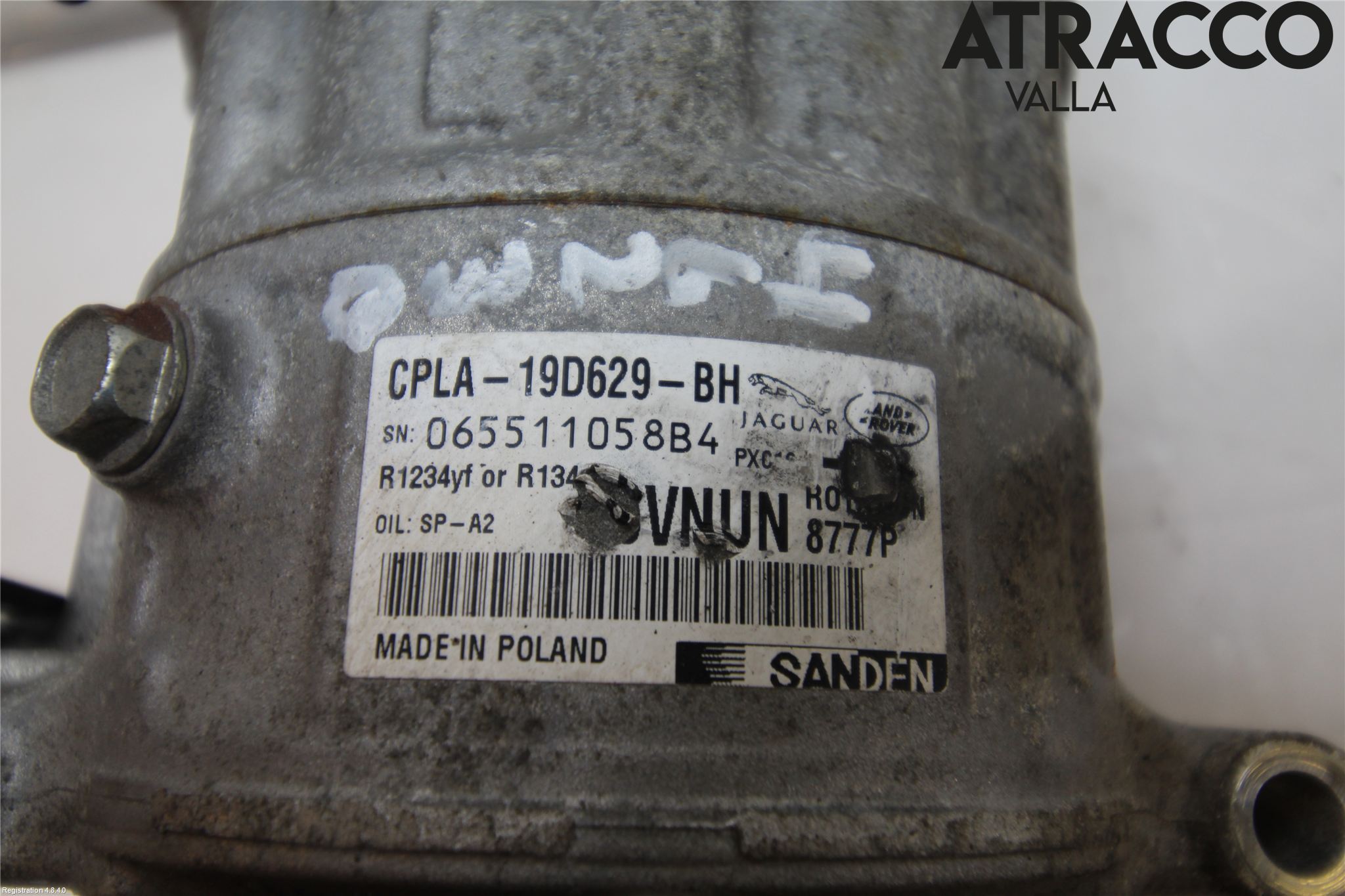 Jaguar XF (X260) 16-24 Varme Ac Kompressor