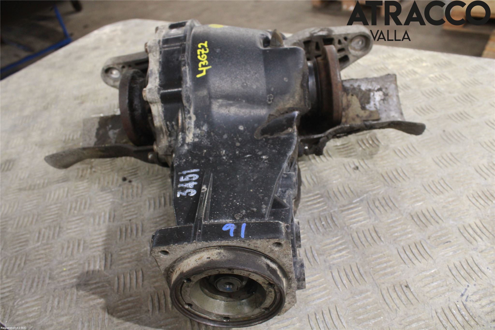 Audi A4/S4 05-07 Bakaksel Kardang Bak -Diff