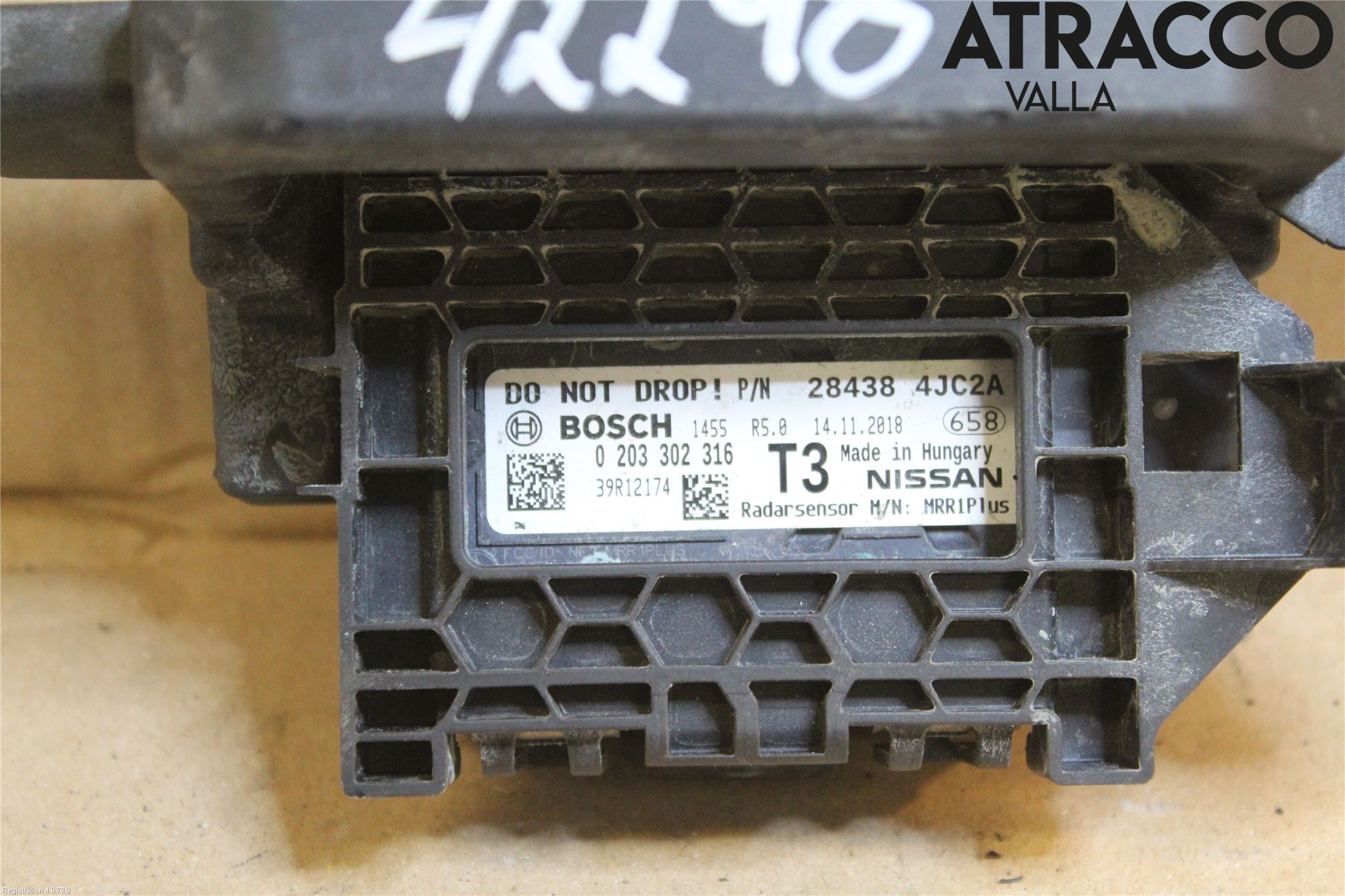 Nissan NAVARA, TREK-1 17-21 Sensor Fartsbegrensning