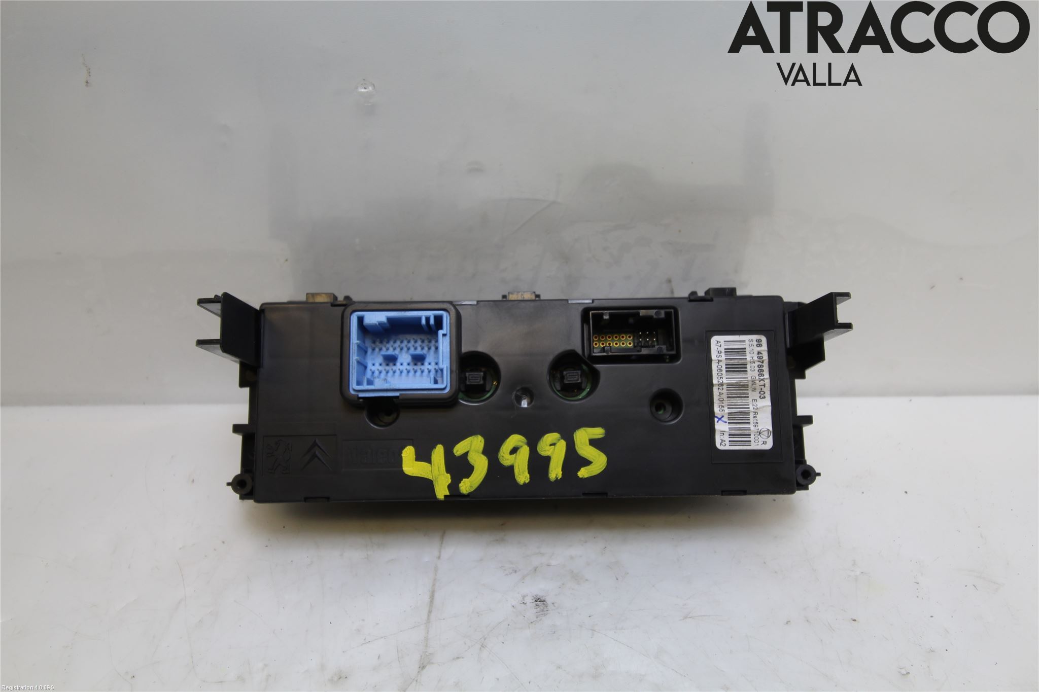Peugeot 207 Varme Ac Betjening-Display