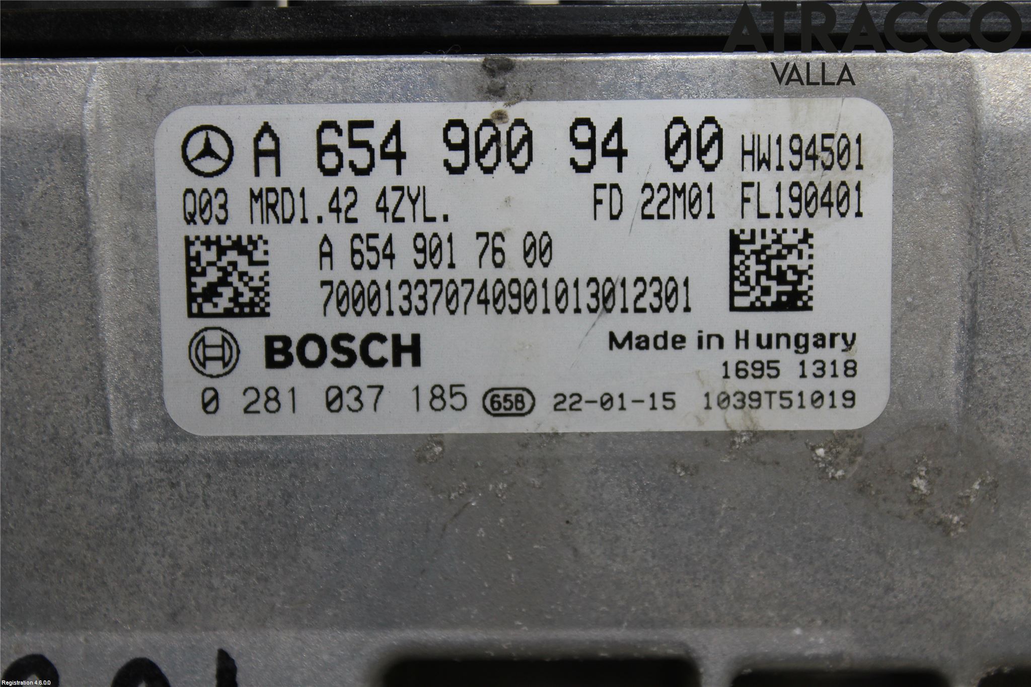 Mercedes-Benz MB SPRINTER (W907/W910) 19- Styreenhet Dieselpumpe