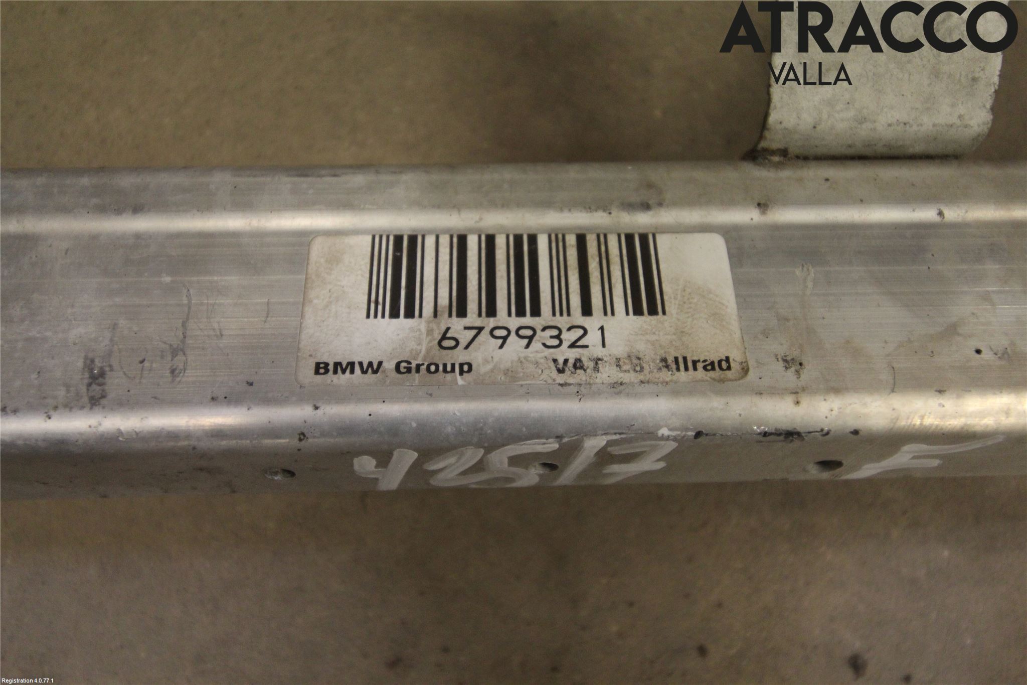 BMW 5 F10/F11/F18 09-17 Forstillingsbjelke(Tvergående)